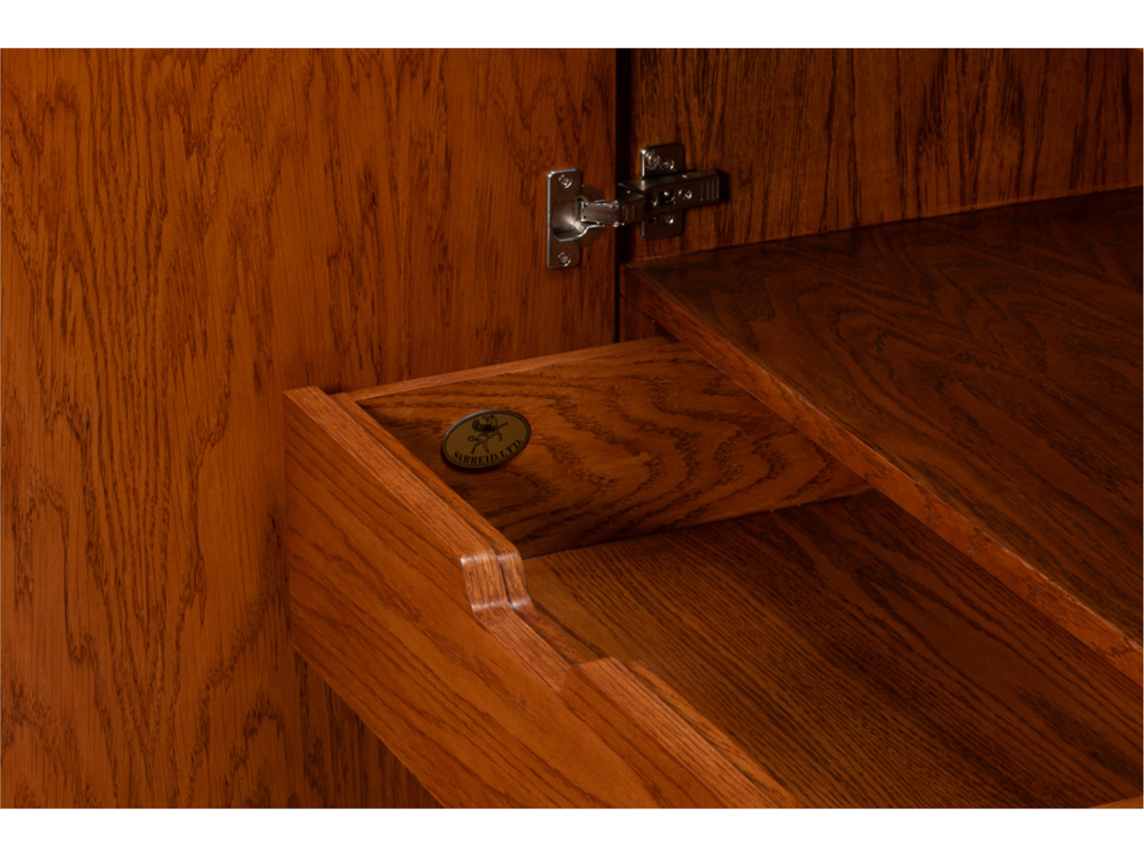 Sarreid Ltd Newport 86" Walnut Wood Sideboard