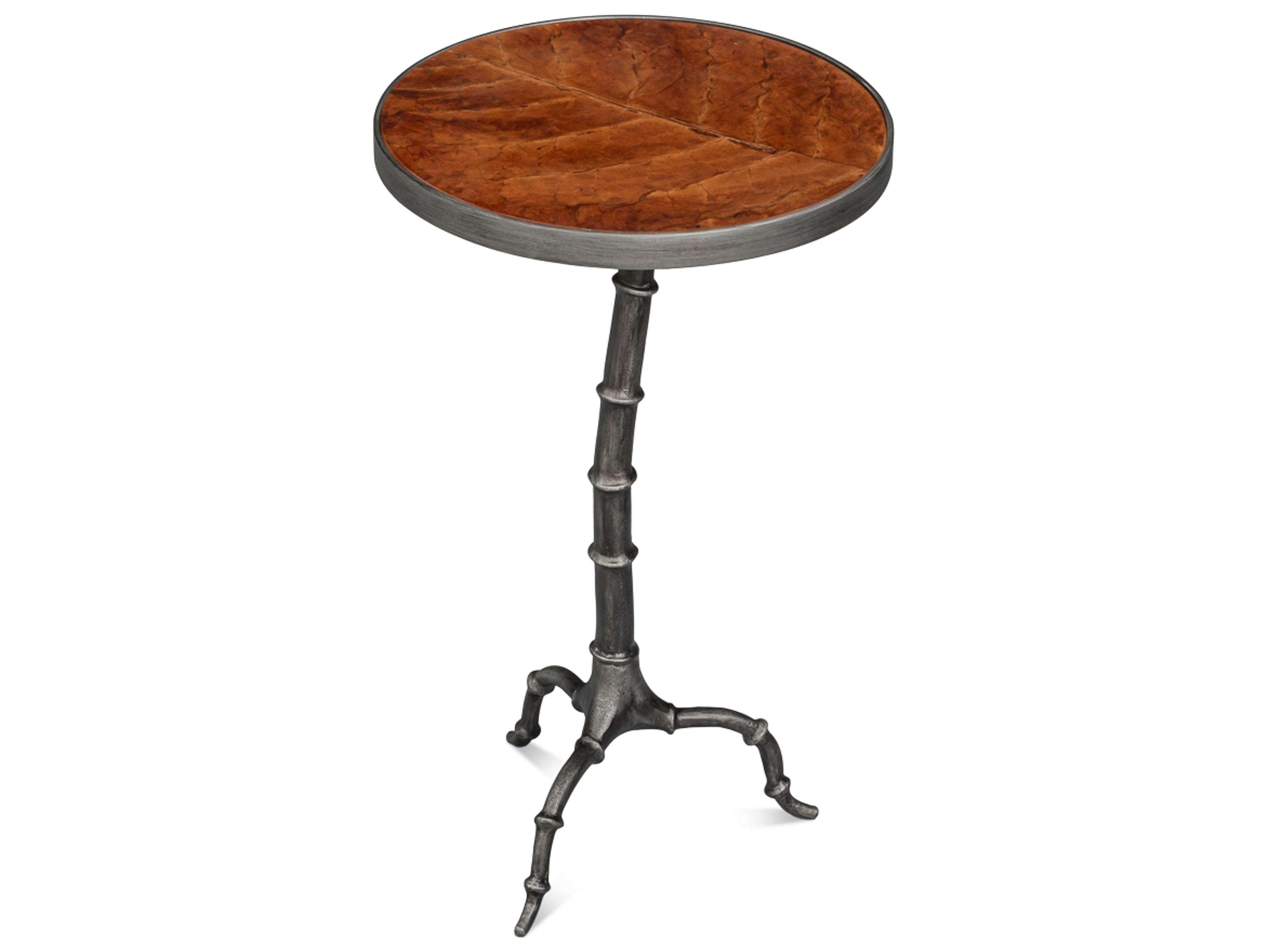 Sarreid Ltd Brightleaf Round Wood End Table