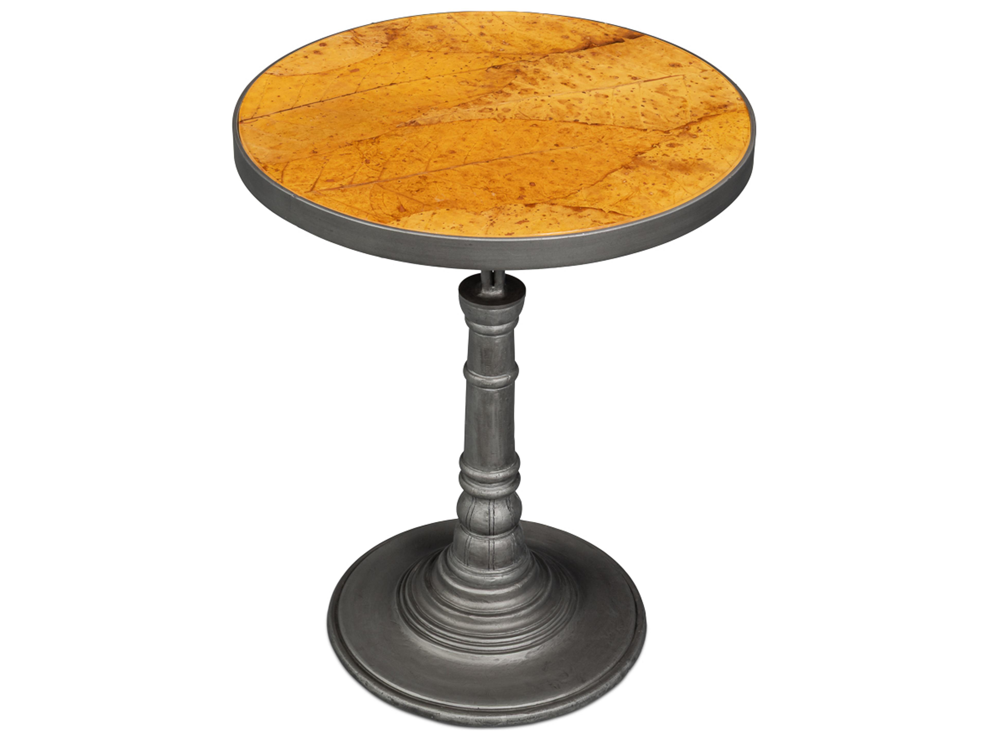 Banner Round Wood End Table