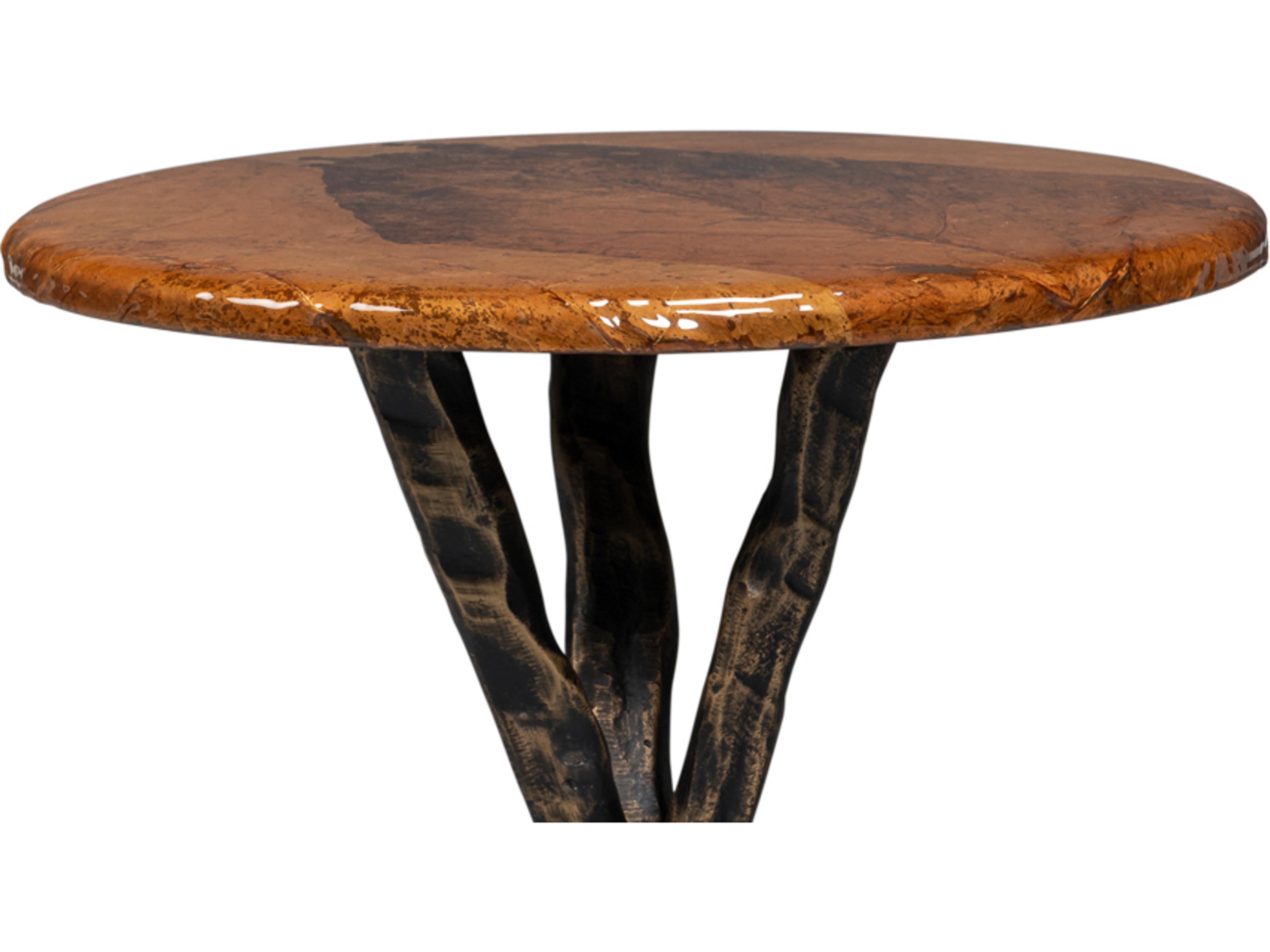 Sarreid Ltd Planter's Round Wood End Table