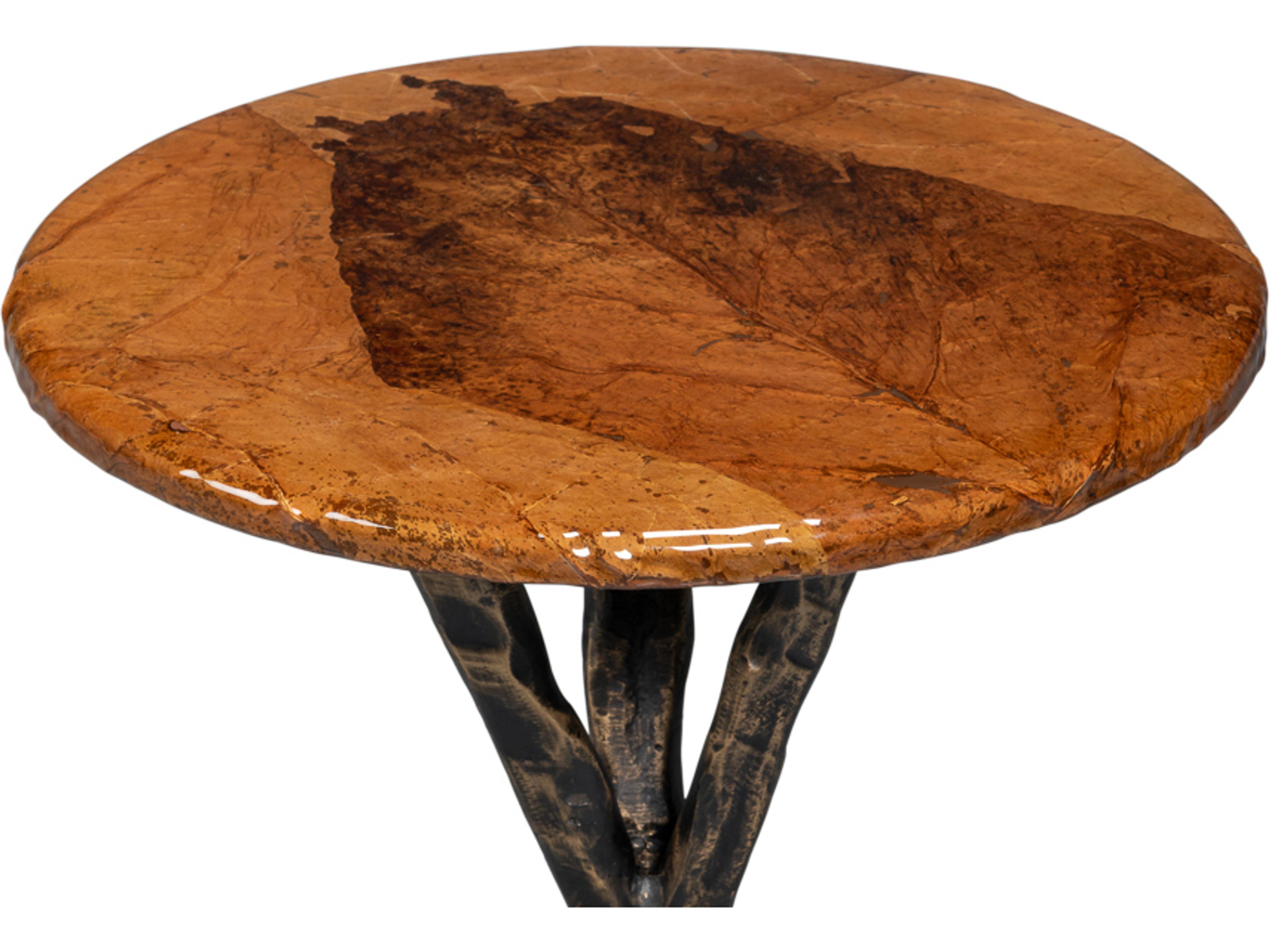 Sarreid Ltd Planter's Round Wood End Table