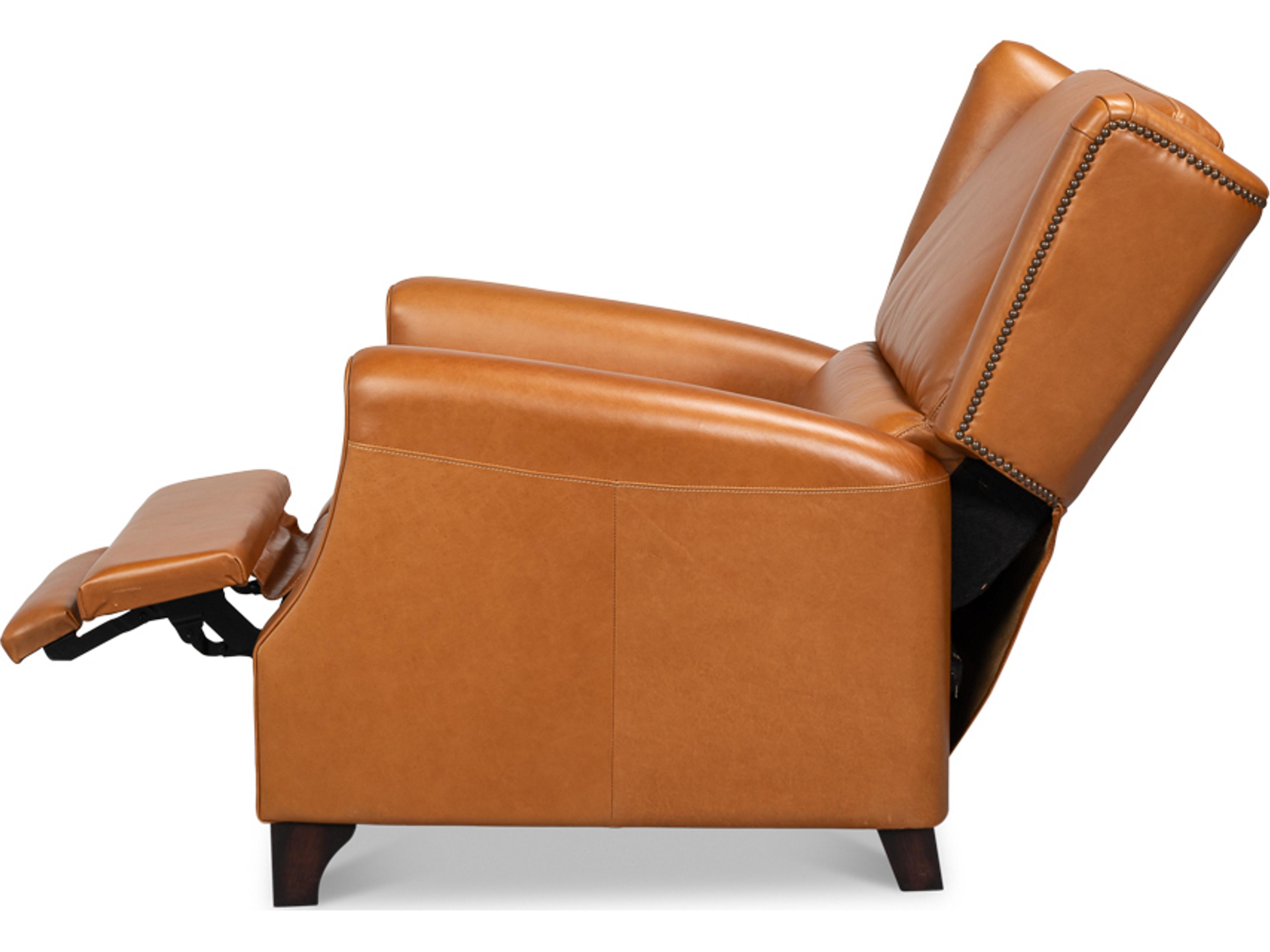 Sarreid Ltd Bradford Brown Leather Recliner