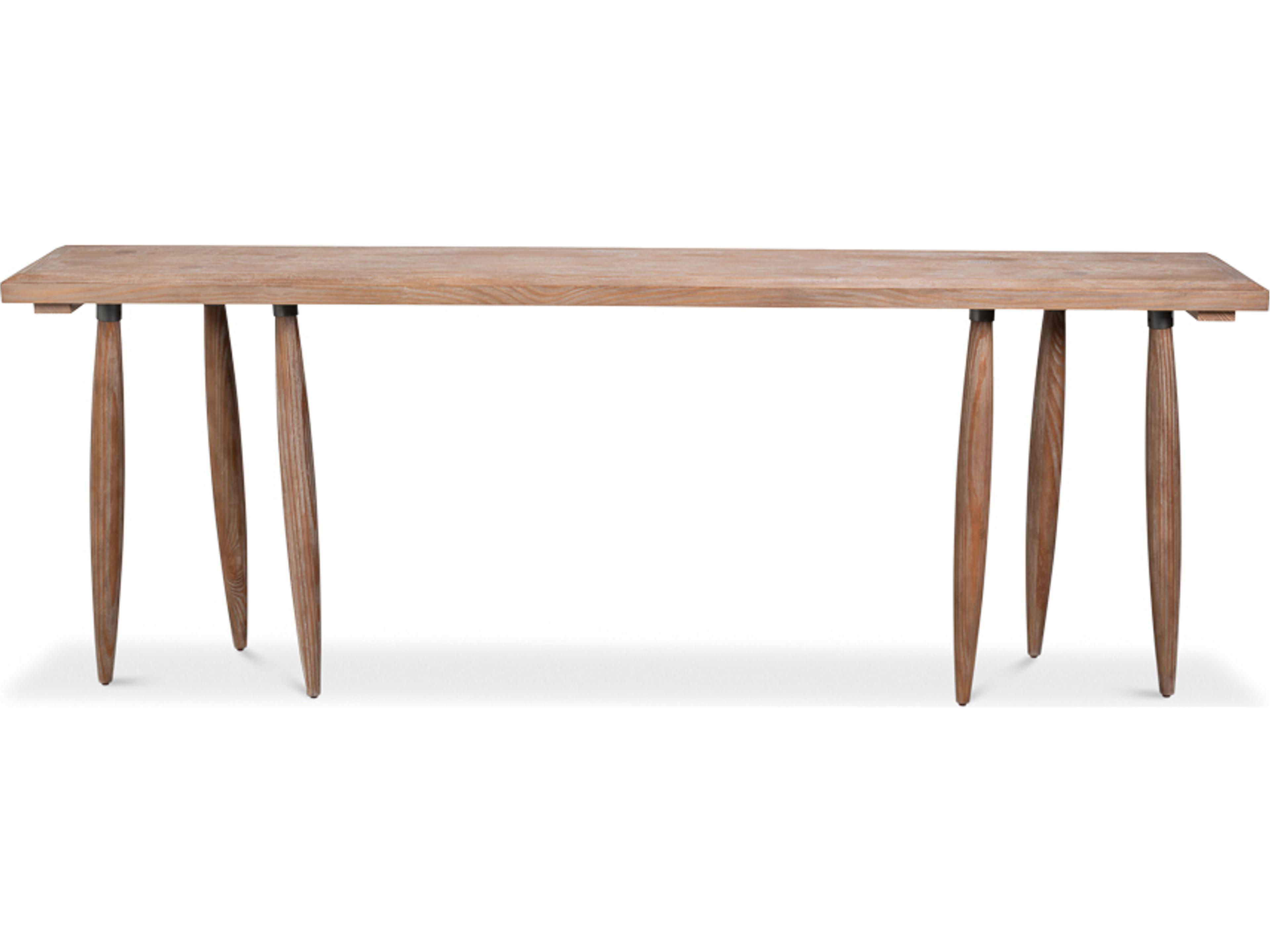 Sarreid Ltd Magnus Rectangular Wood Console Table