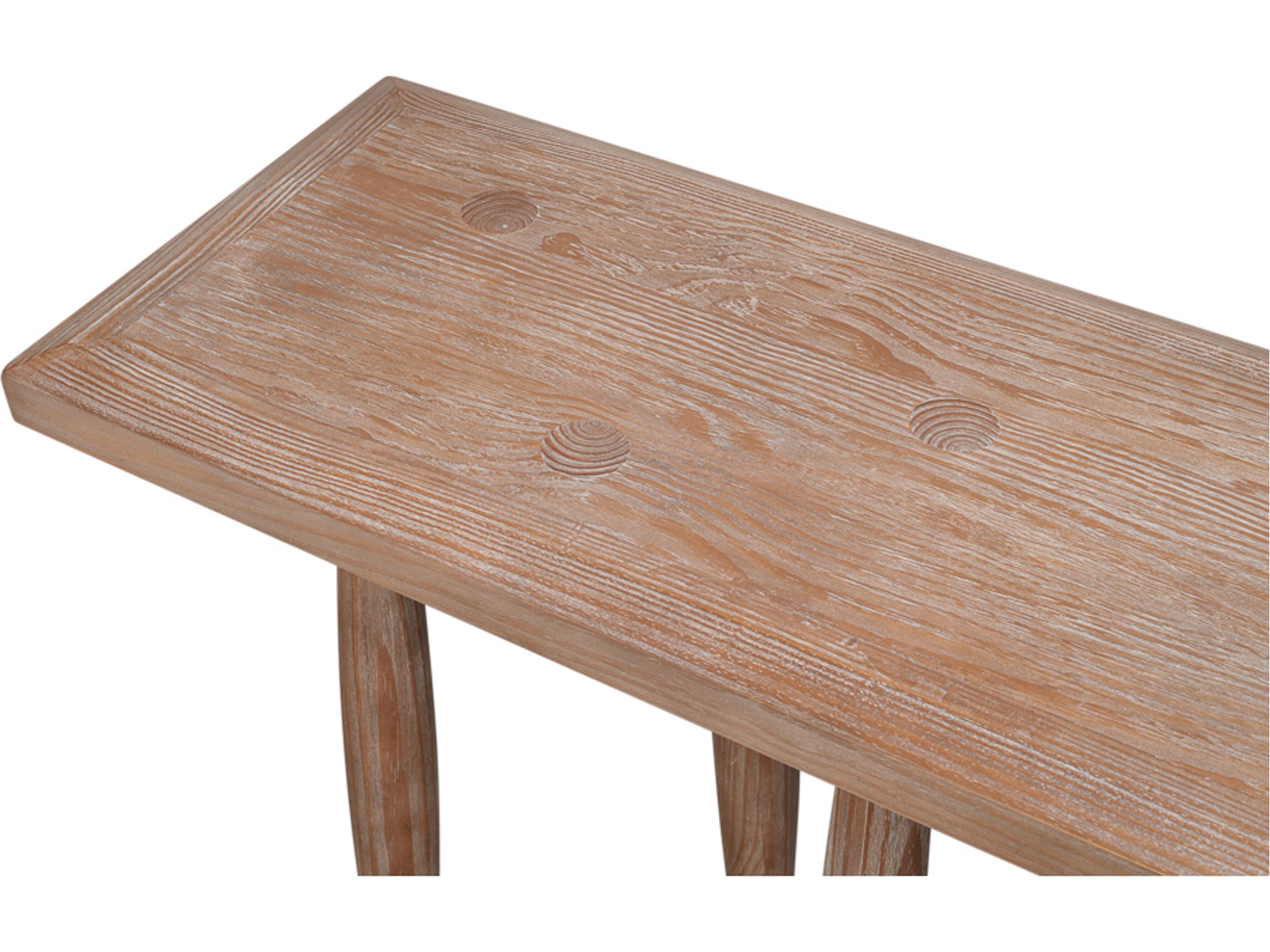 Sarreid Ltd Magnus Rectangular Wood Console Table