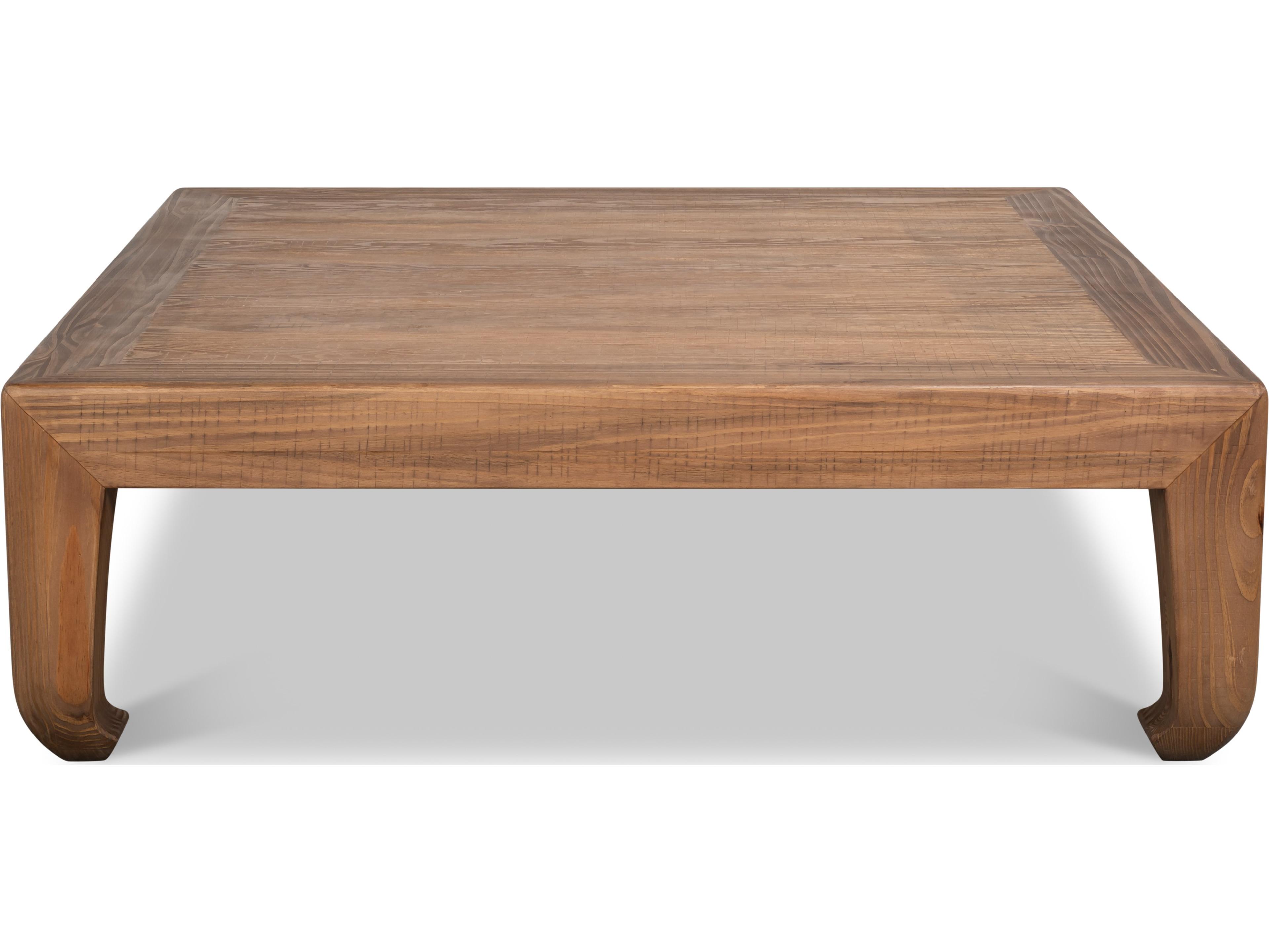 Sarreid Ltd Square Wood Natural Coffee Table