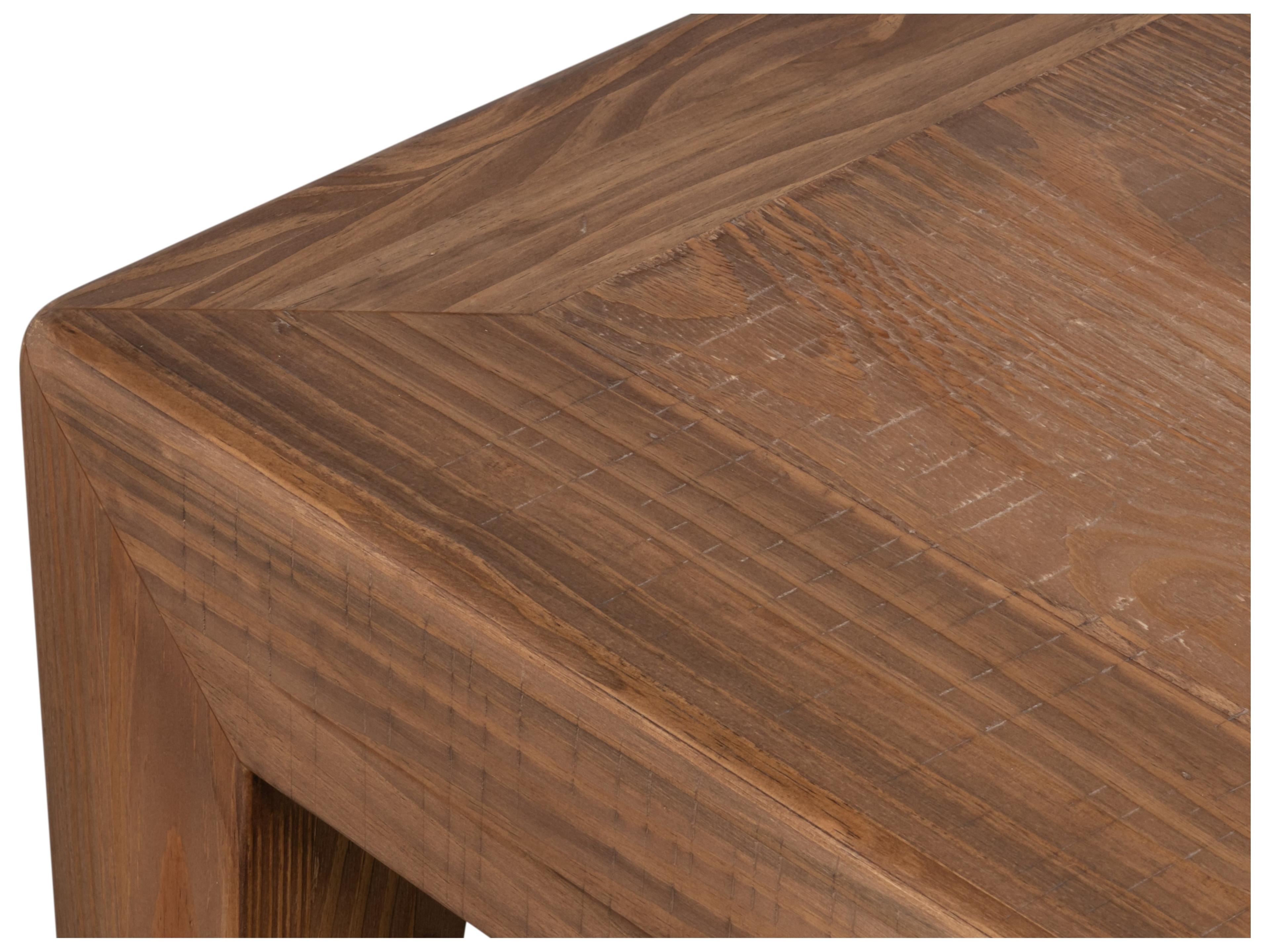 Sarreid Ltd Square Wood Natural Coffee Table
