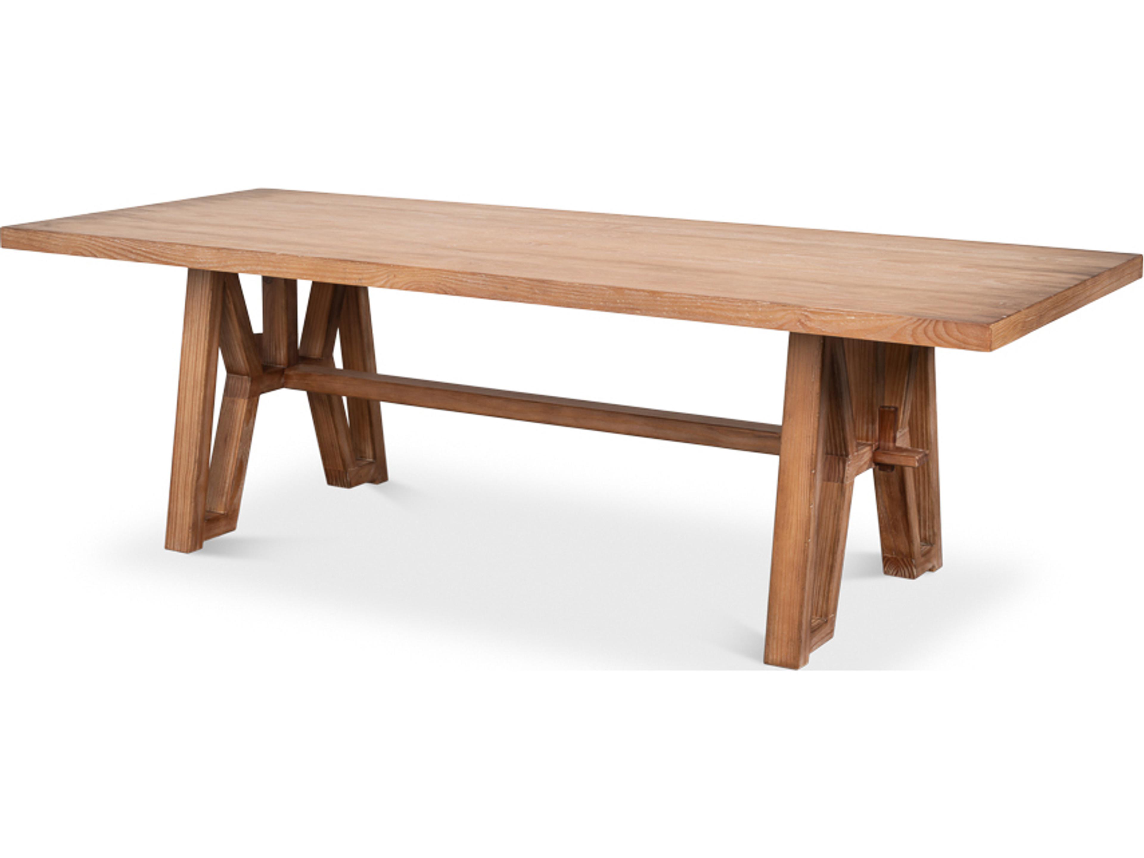 Miner's Camp Rectangular Wood Dining Table