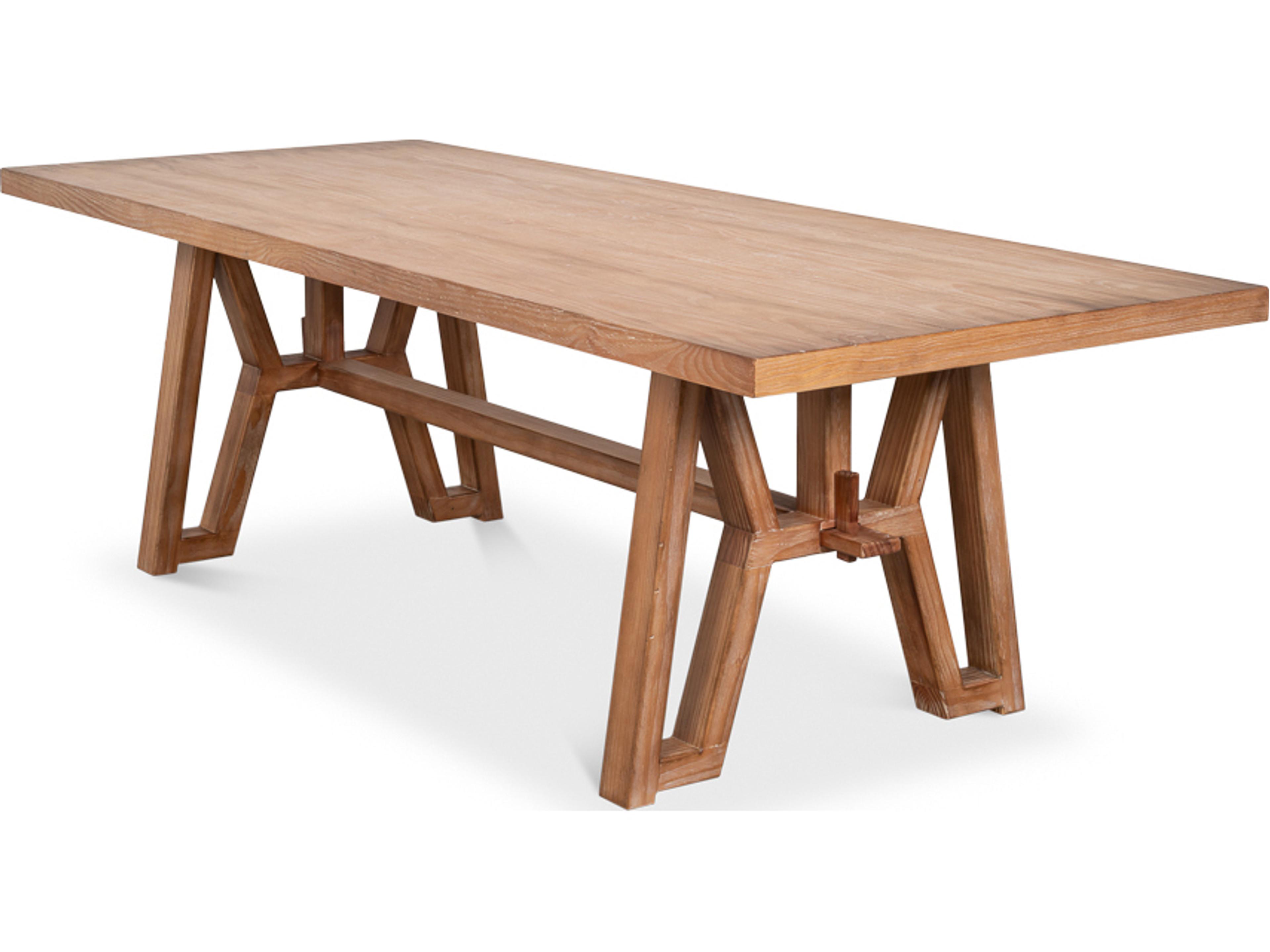 Sarreid Ltd Miner's Camp Rectangular Wood Dining Table