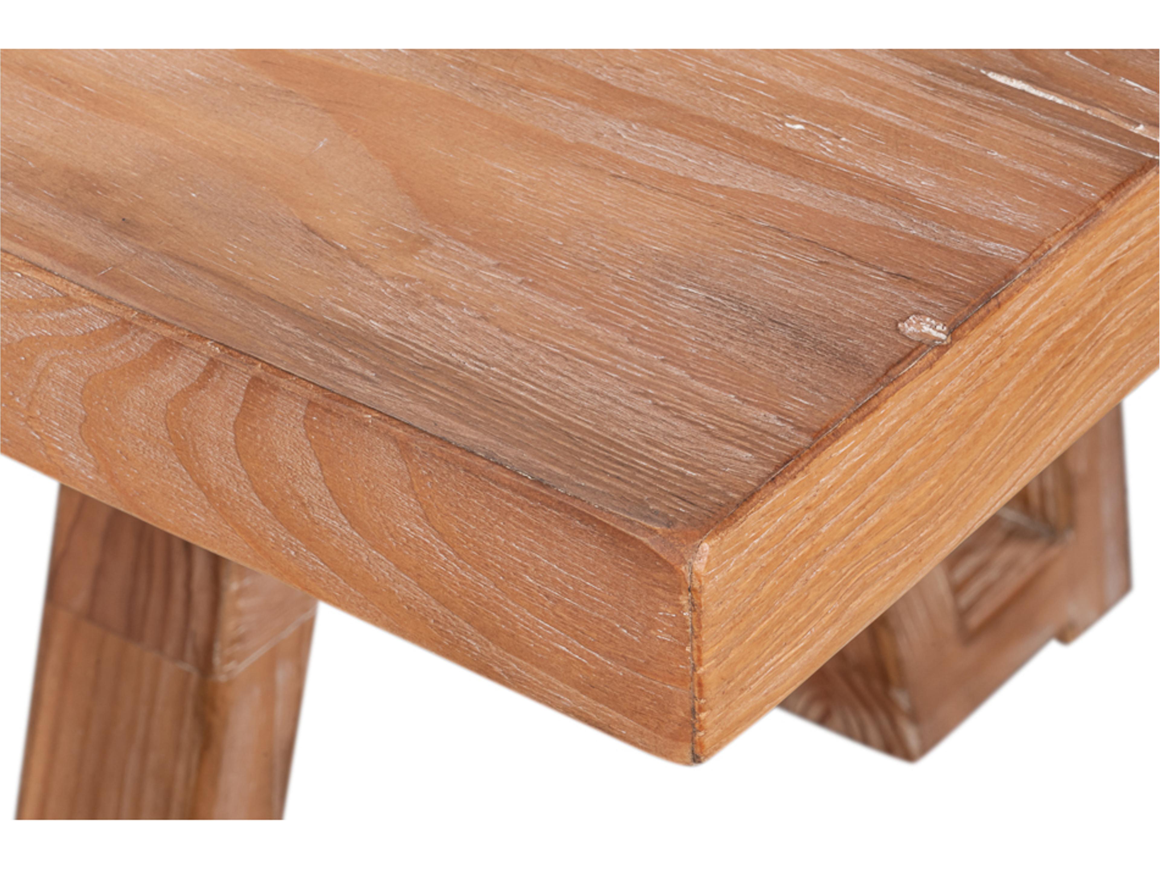 Sarreid Ltd Miner's Camp Rectangular Wood Dining Table