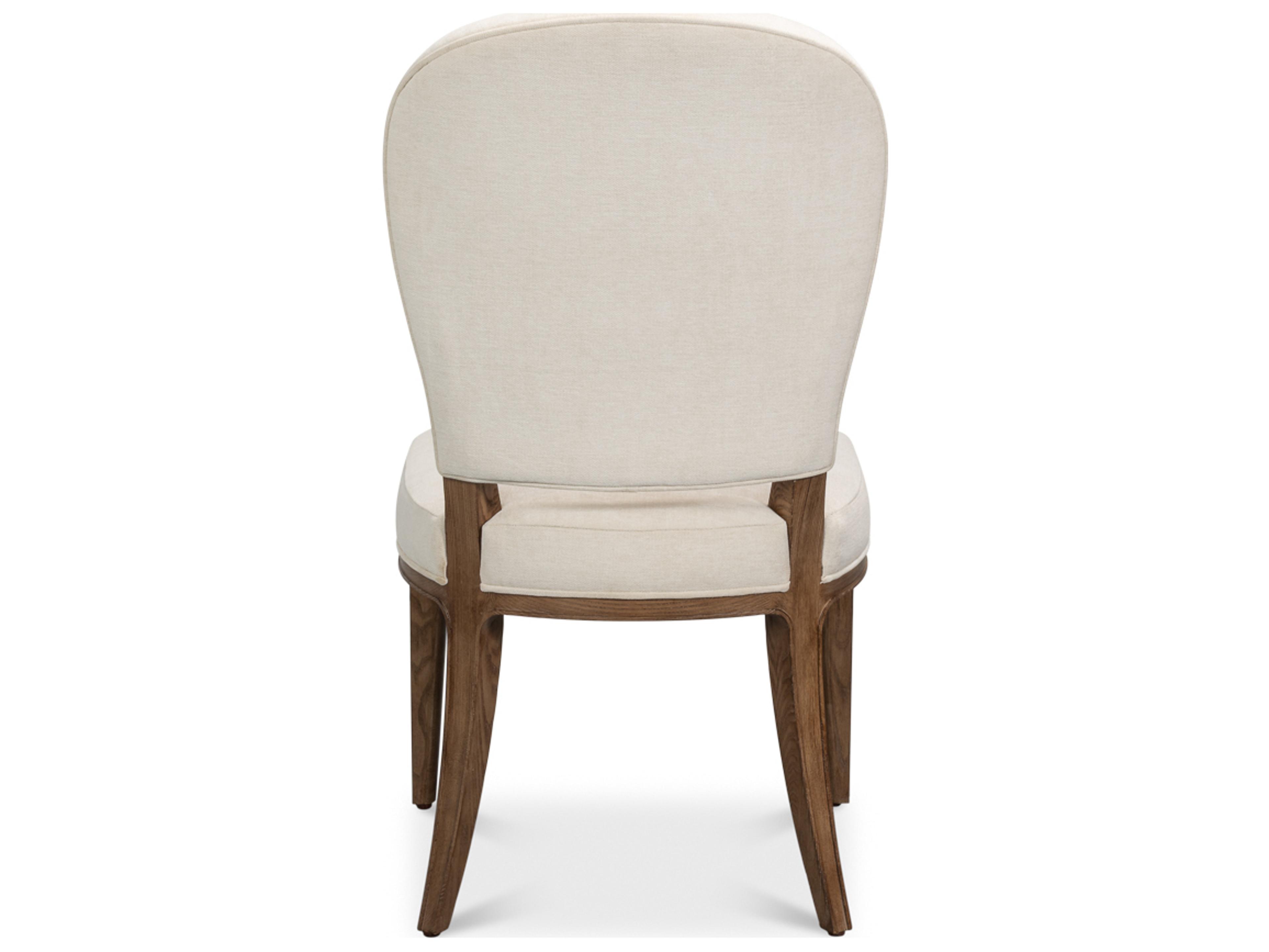 Sarreid Ltd Caro White Upholstered Armless Dining Chair