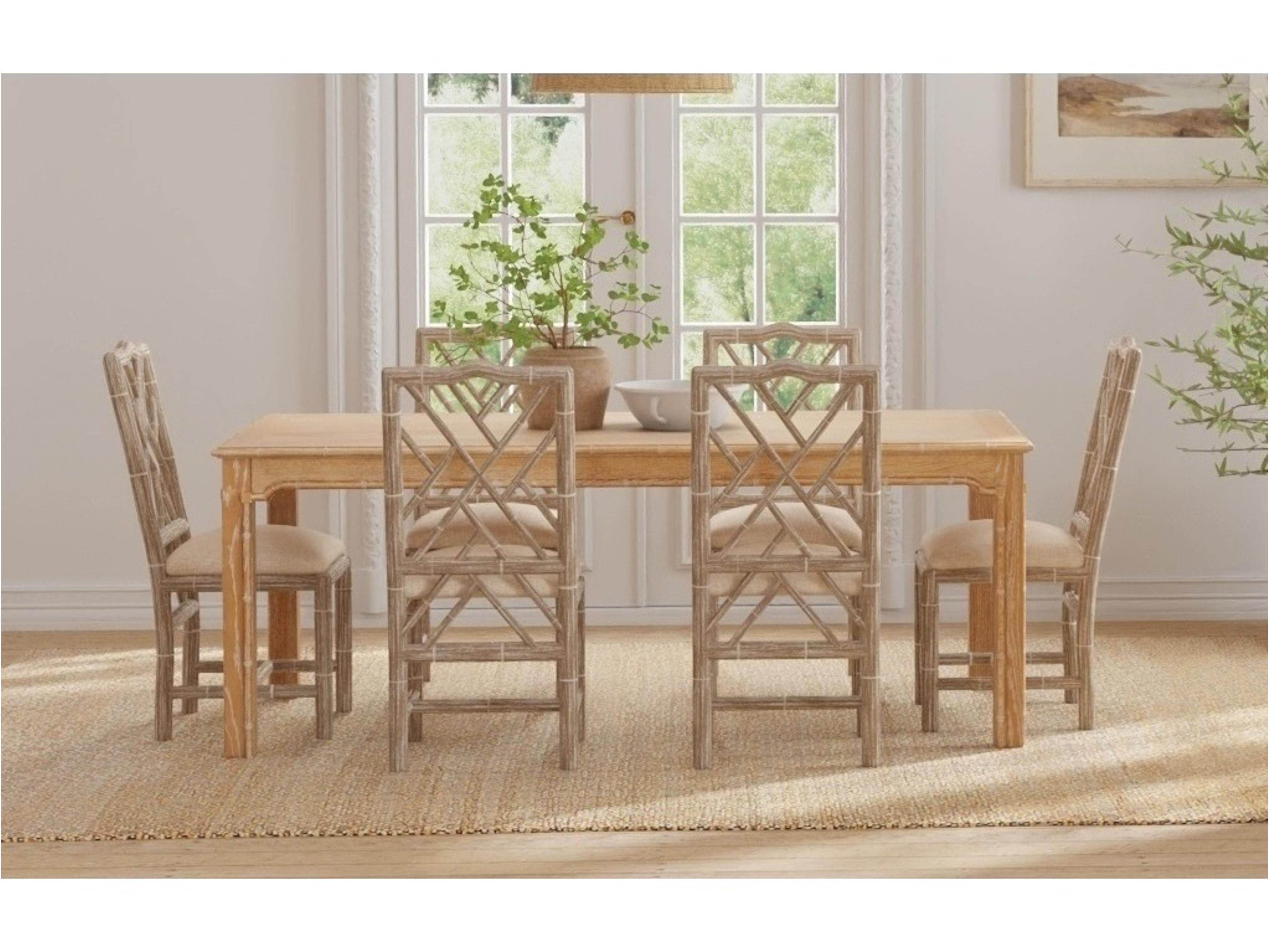 Brighton Oak Wood Dining Room Set