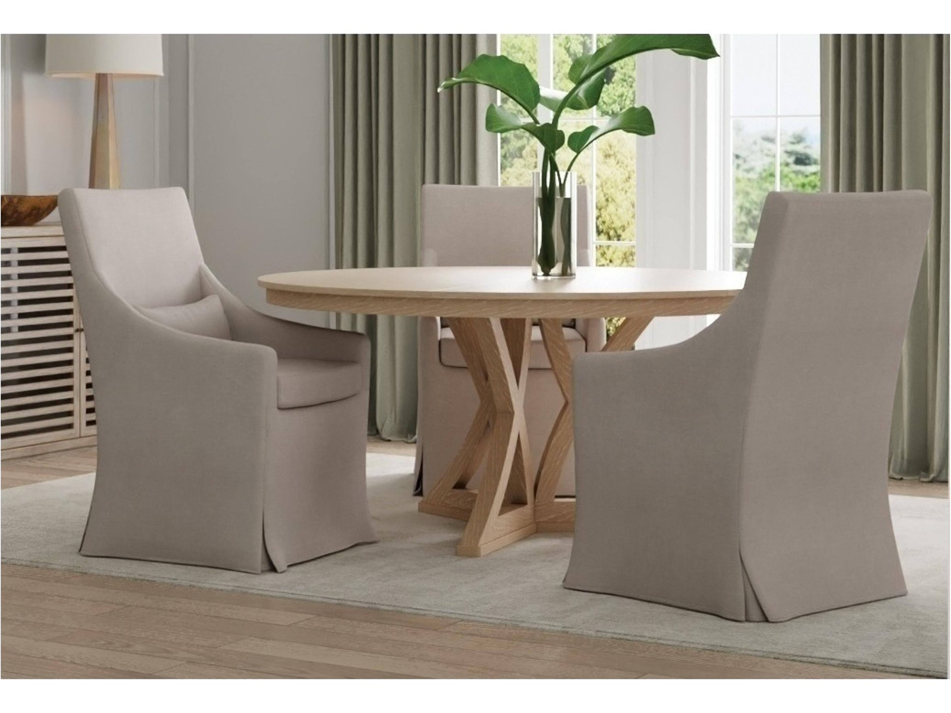 Casual Oak Wood Dining Room Set