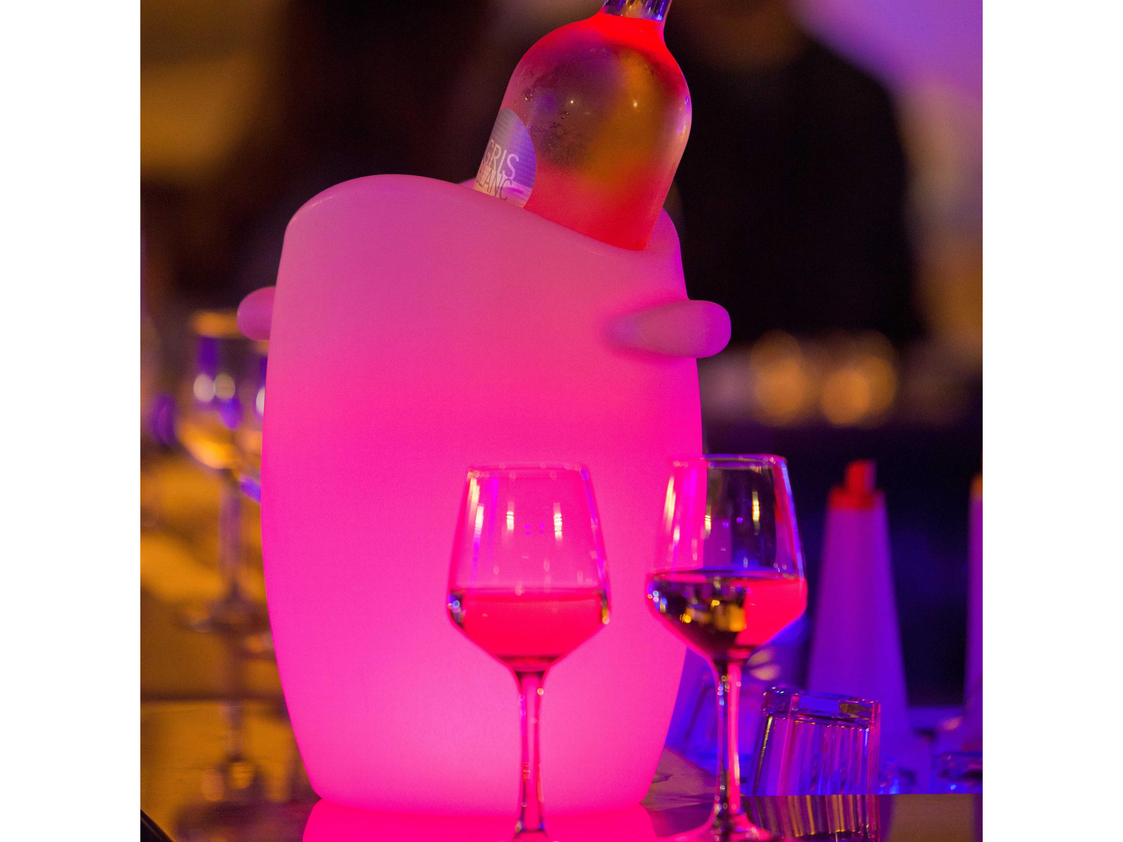 Smart & Green Original Fresh Bluetooth Outdoor LED Light Champagne Cooler