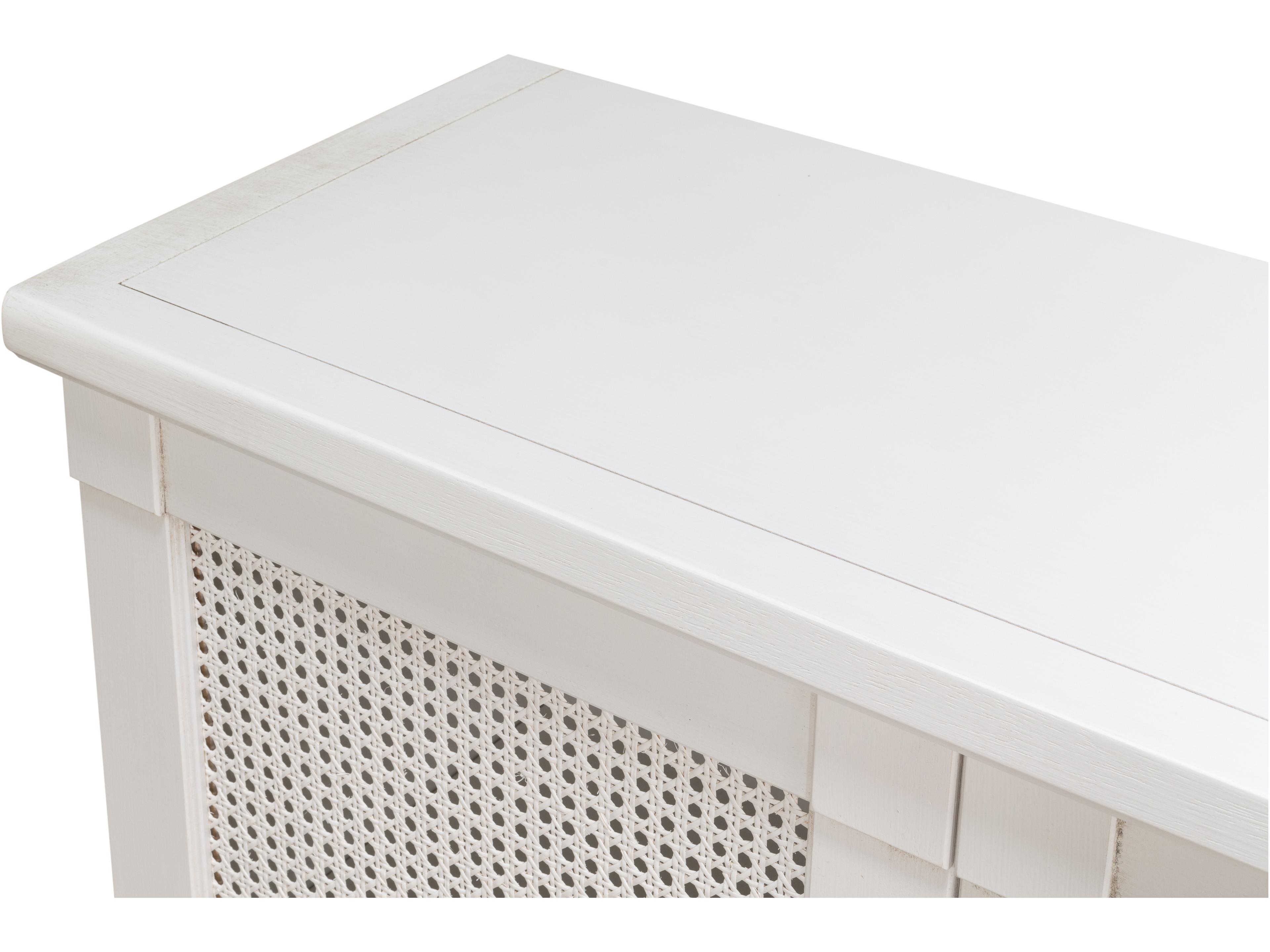 Sarreid Ltd Luciana 6 Cane Dr Buffet 112" Cortina White