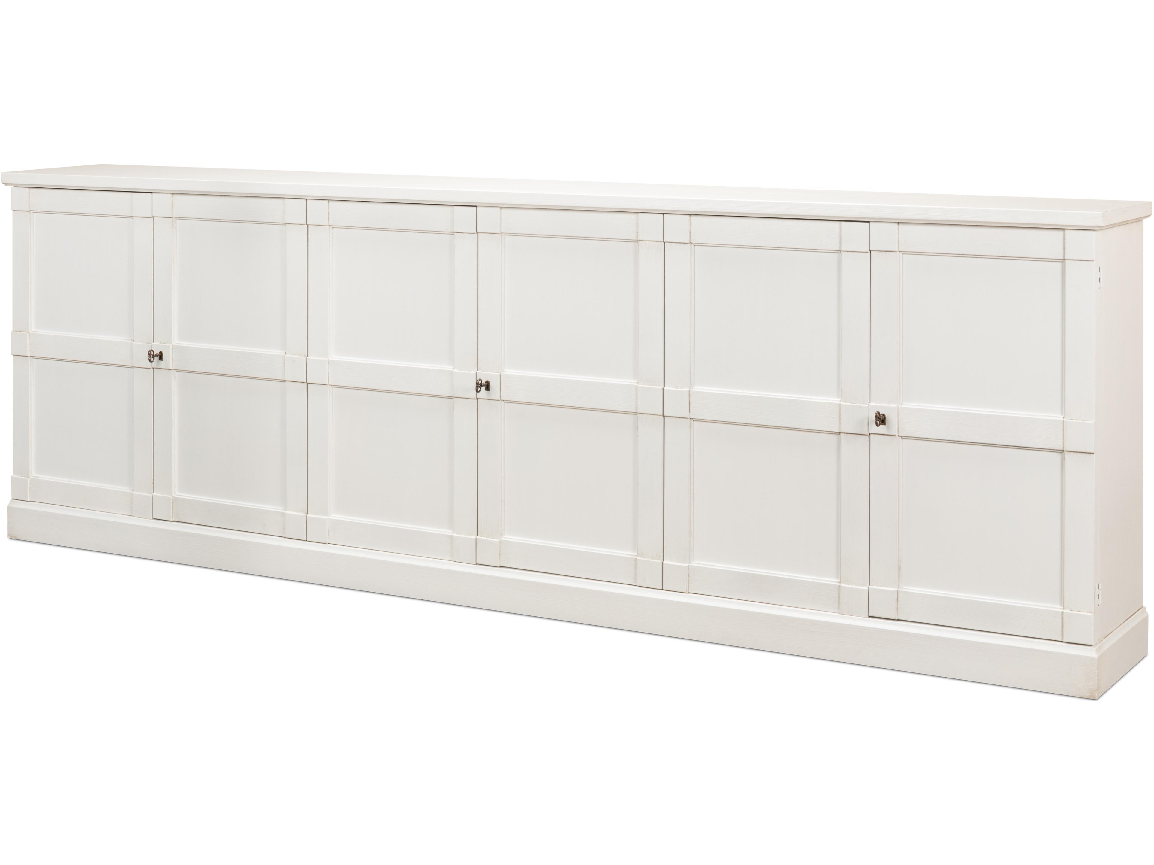 Sarreid Ltd Luciana 6 Wood Dr Buffet 112" Cortina White