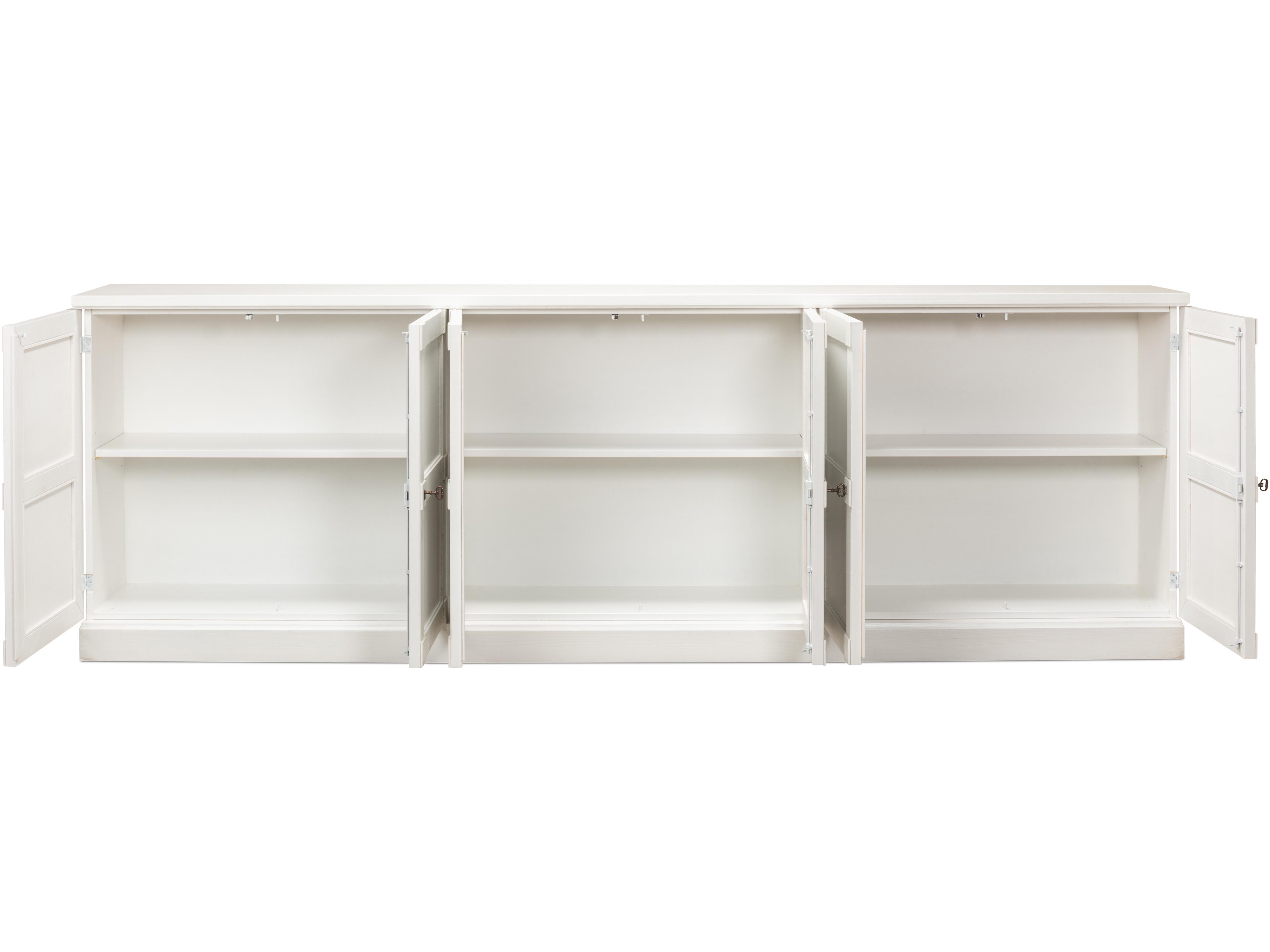 Sarreid Ltd Luciana 6 Wood Dr Buffet 112" Cortina White