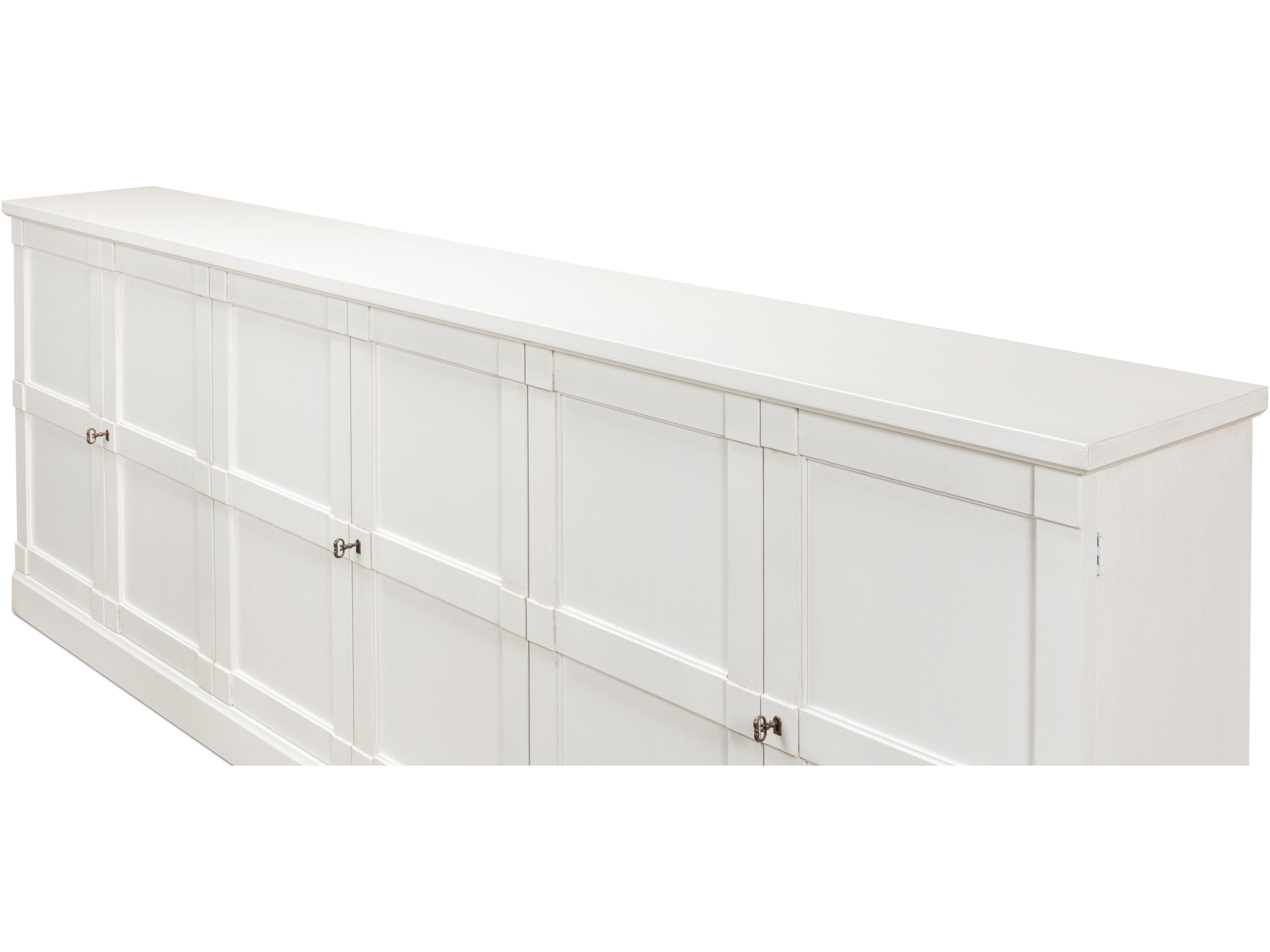 Sarreid Ltd Luciana 6 Wood Dr Buffet 112" Cortina White
