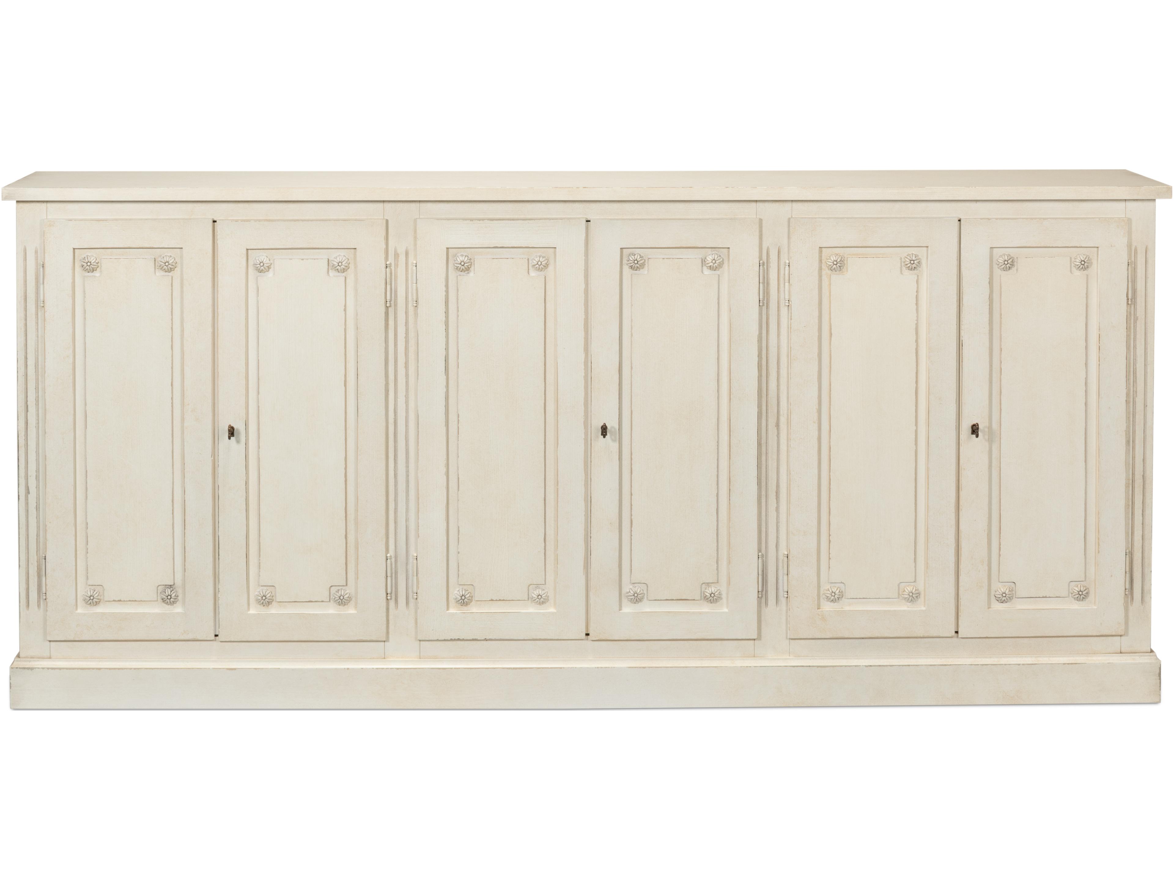 Sarreid Ltd Bellagio Sideboard 96" White White