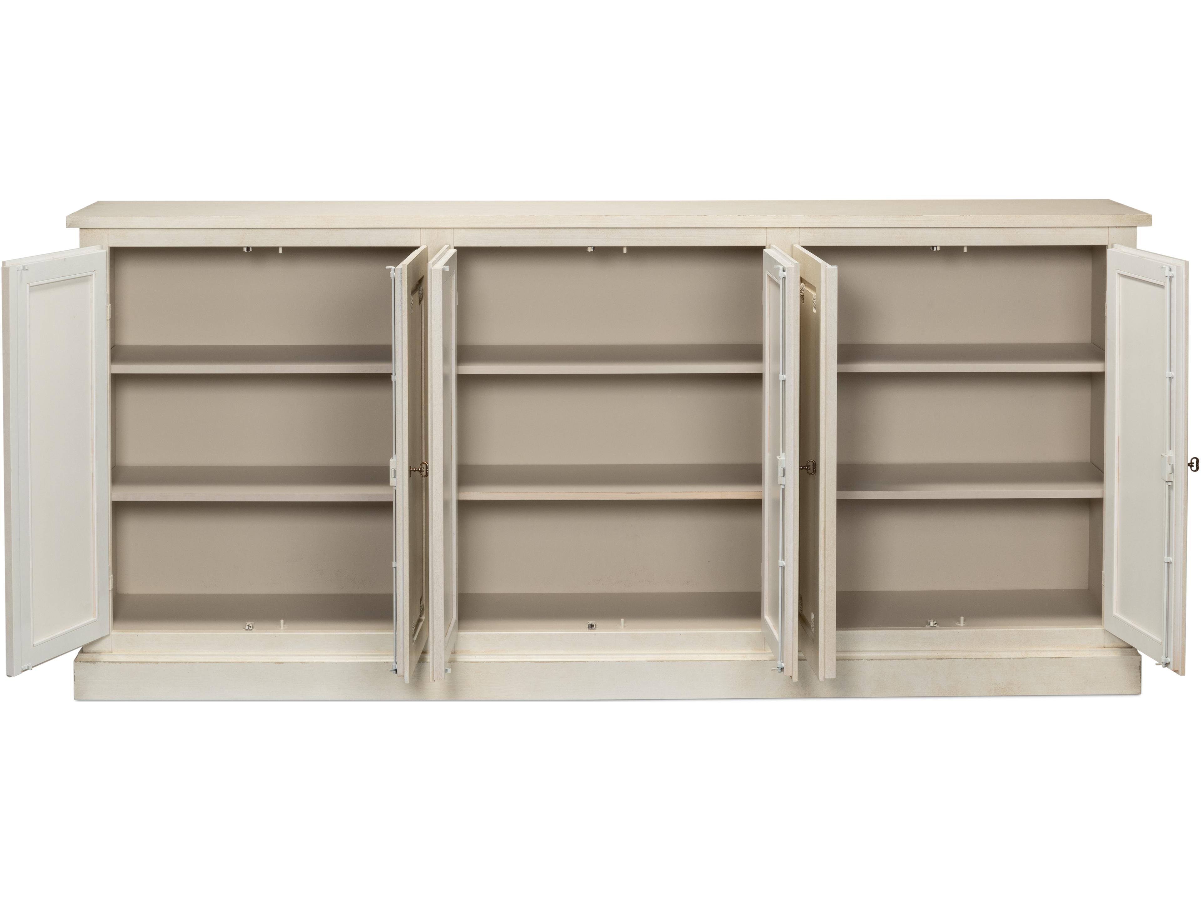 Sarreid Ltd Bellagio Sideboard 96" White White