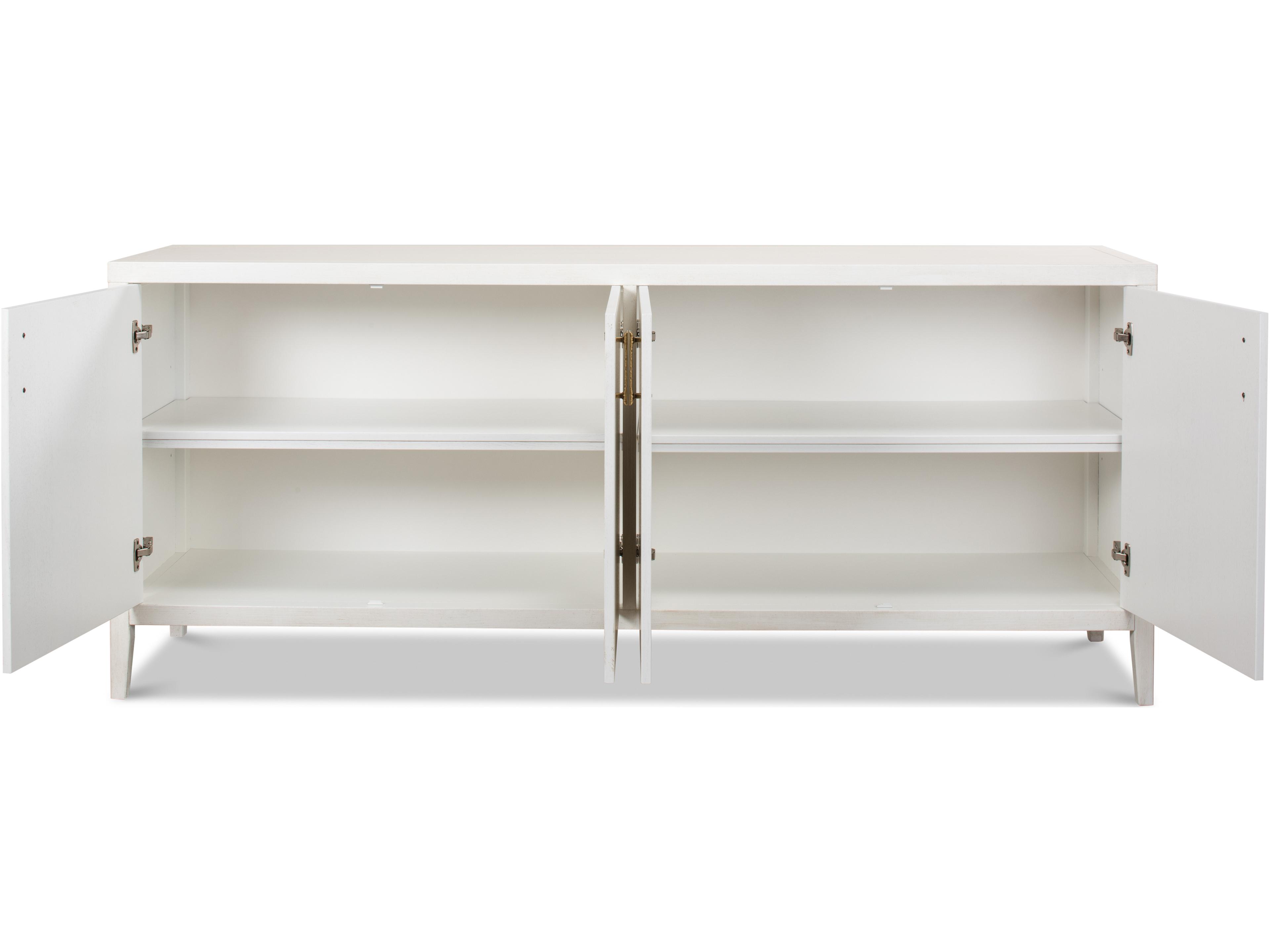 Sarreid Ltd Blanco 4 Door Buffet Cortina White