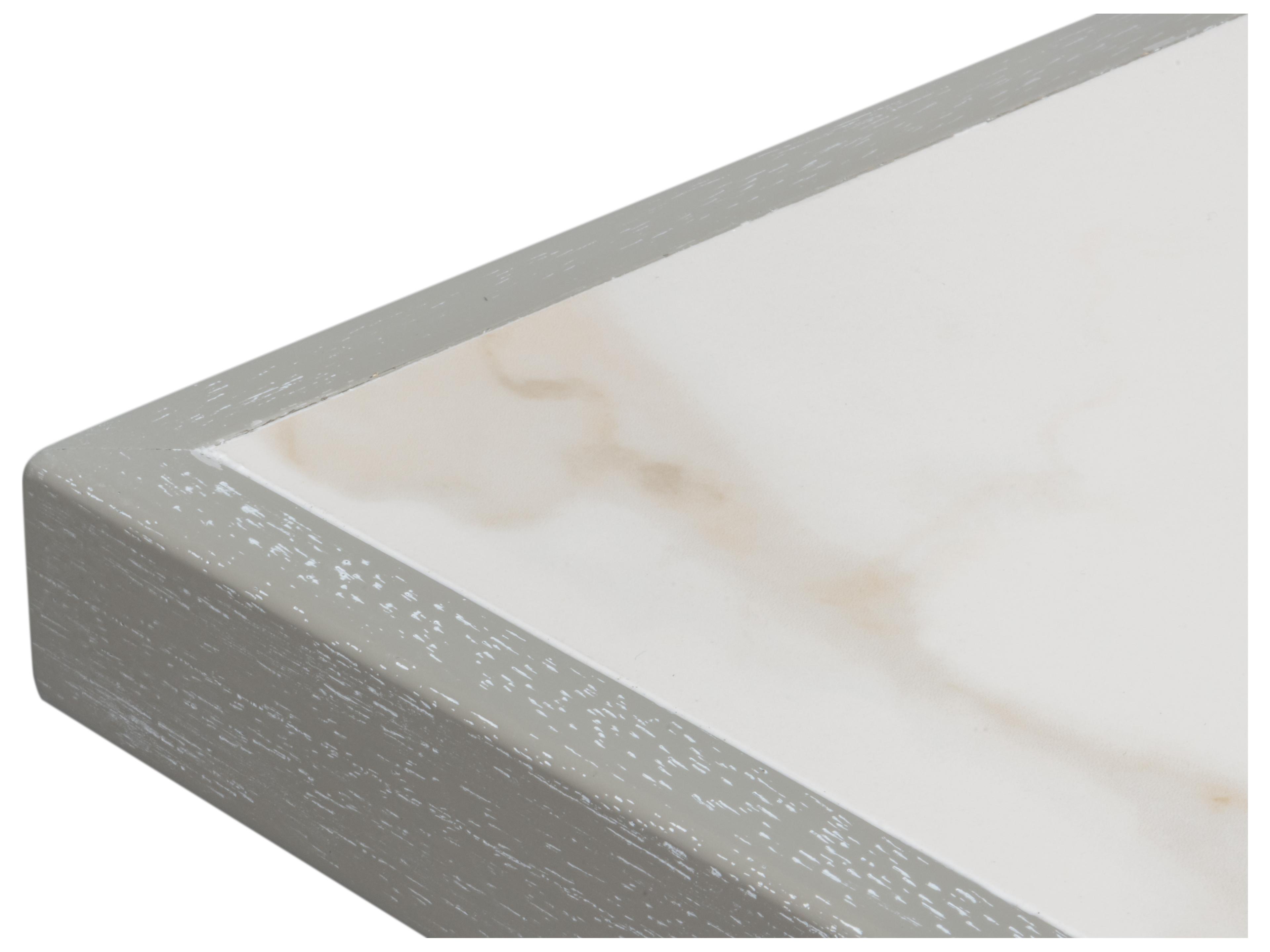 Sarreid Ltd Small Rectangular Porcelain Dining Table