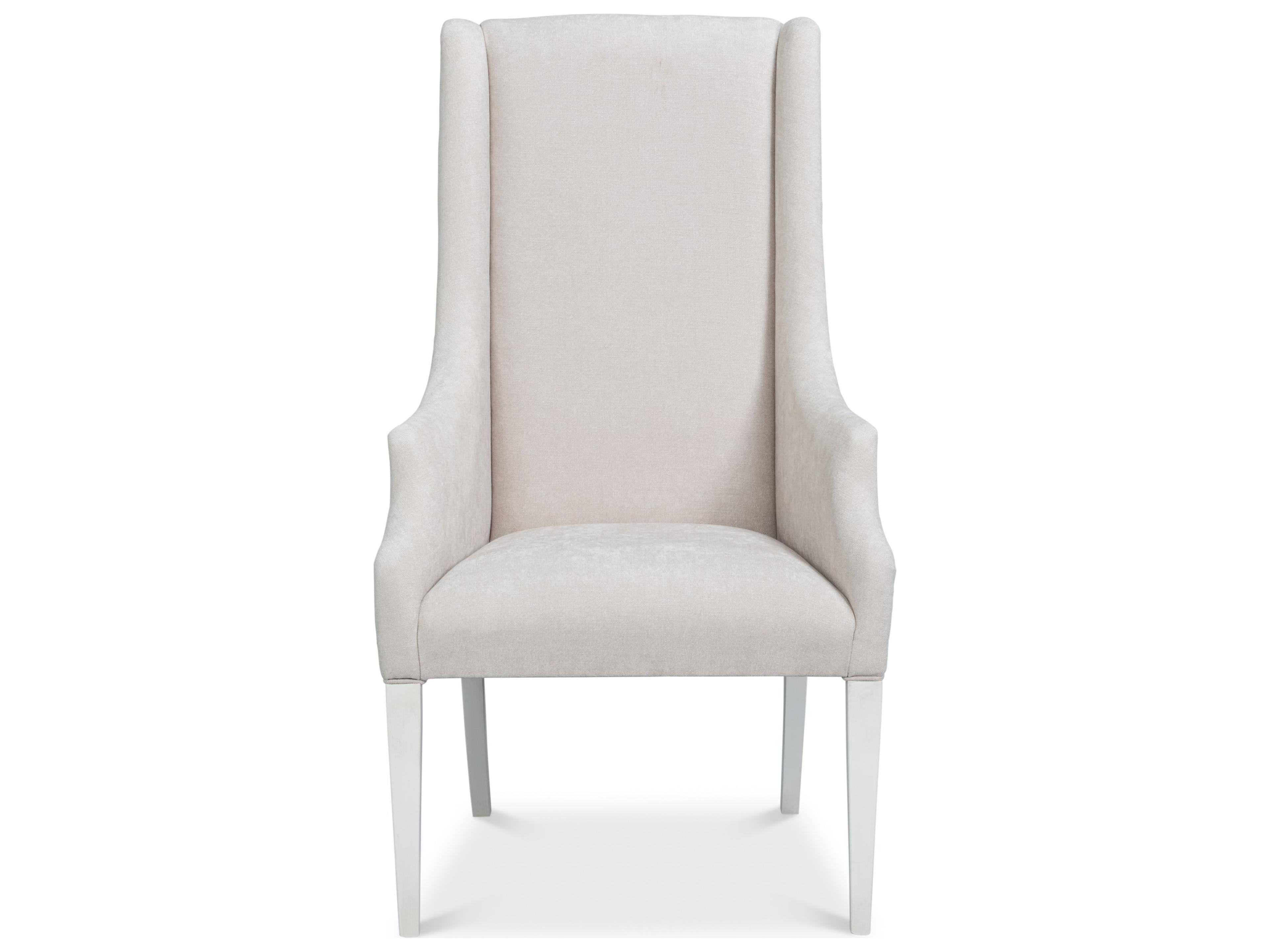 Sarreid Ltd Beech Wood Beige Upholstered Arm Dining Chair