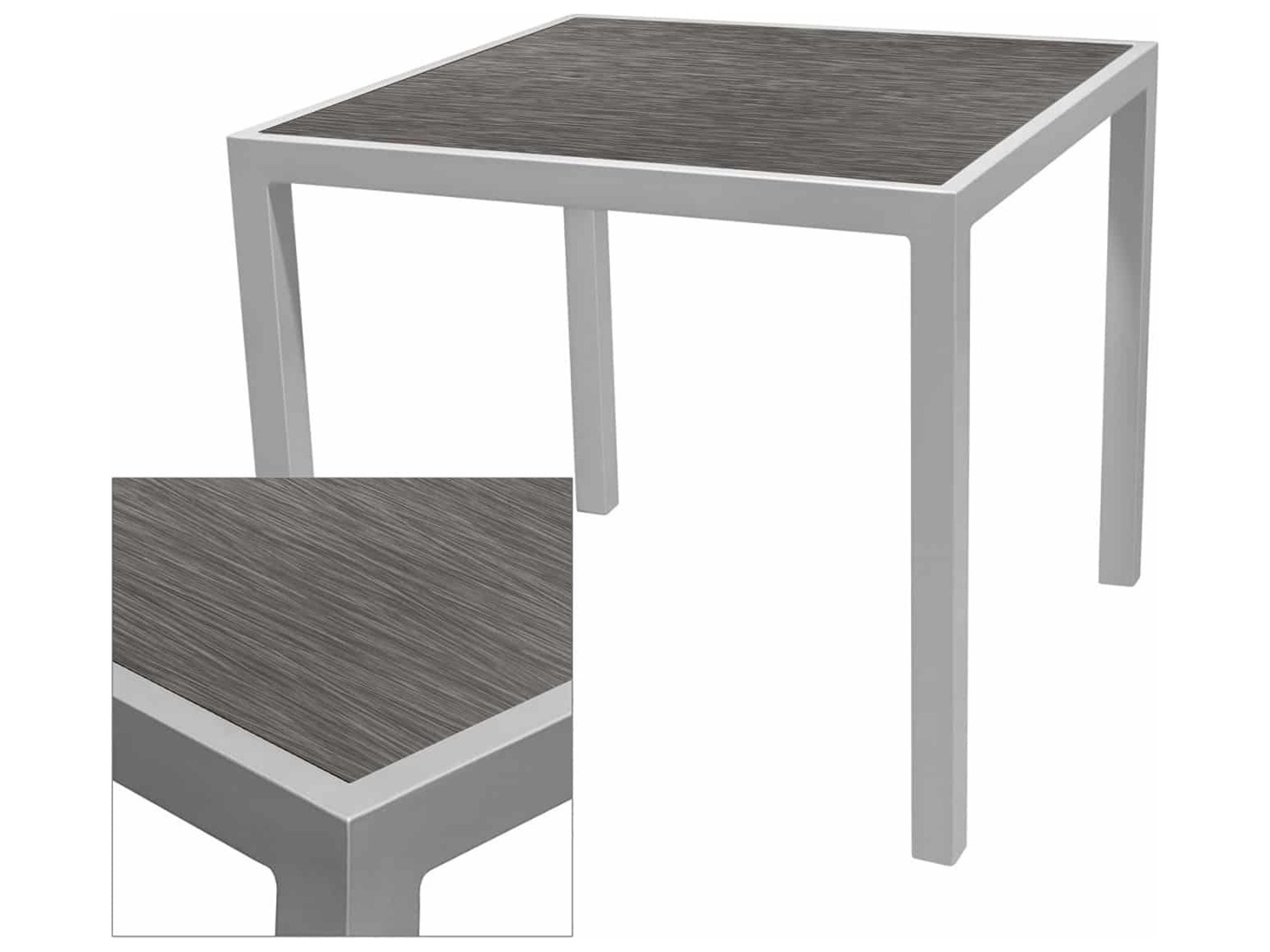 Decoscape Sedona Quick Ship Aluminum Square Dining Table Base