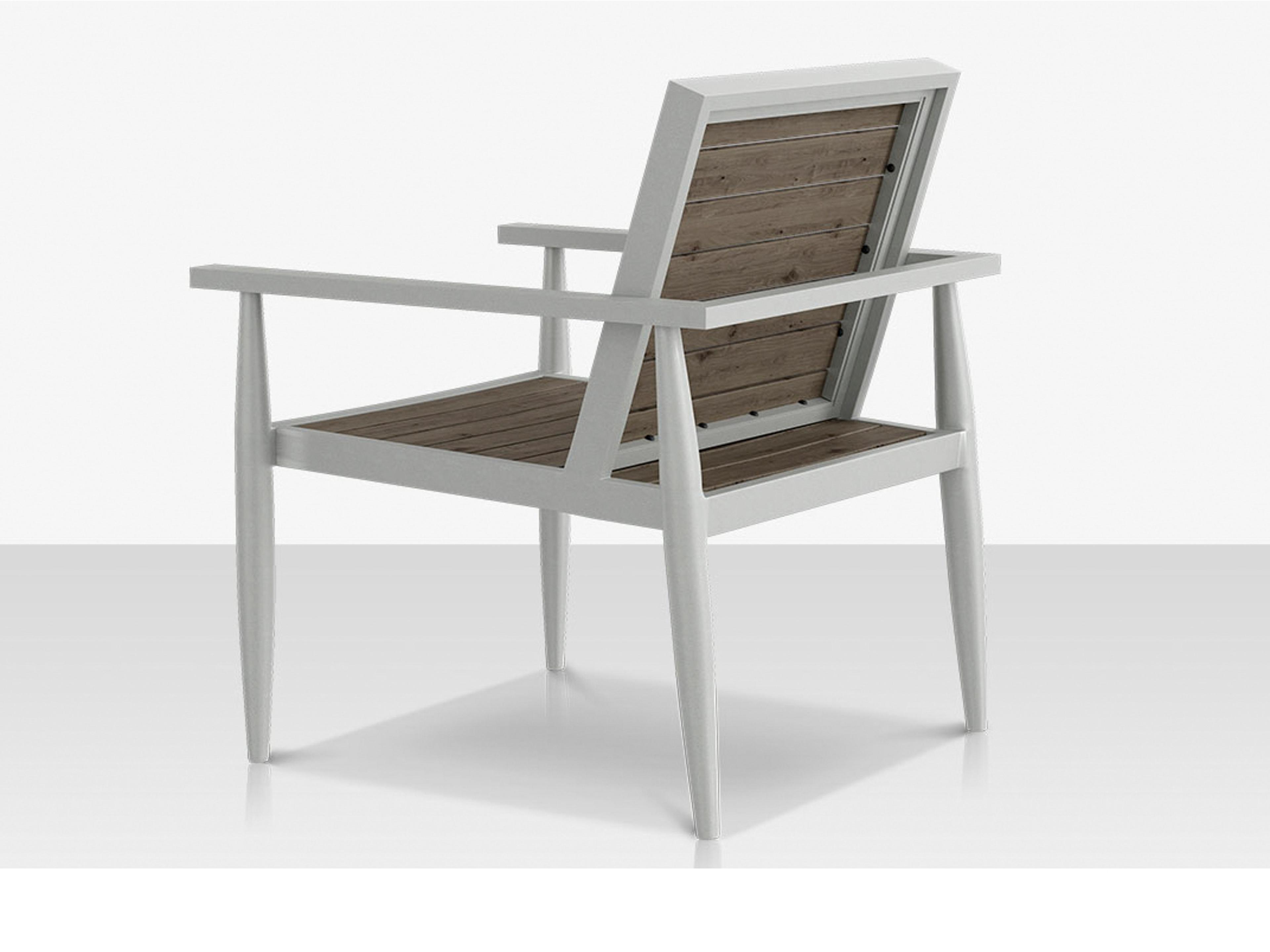 Decoscape Danish Aluminum Composite Slatted Lounge Chair