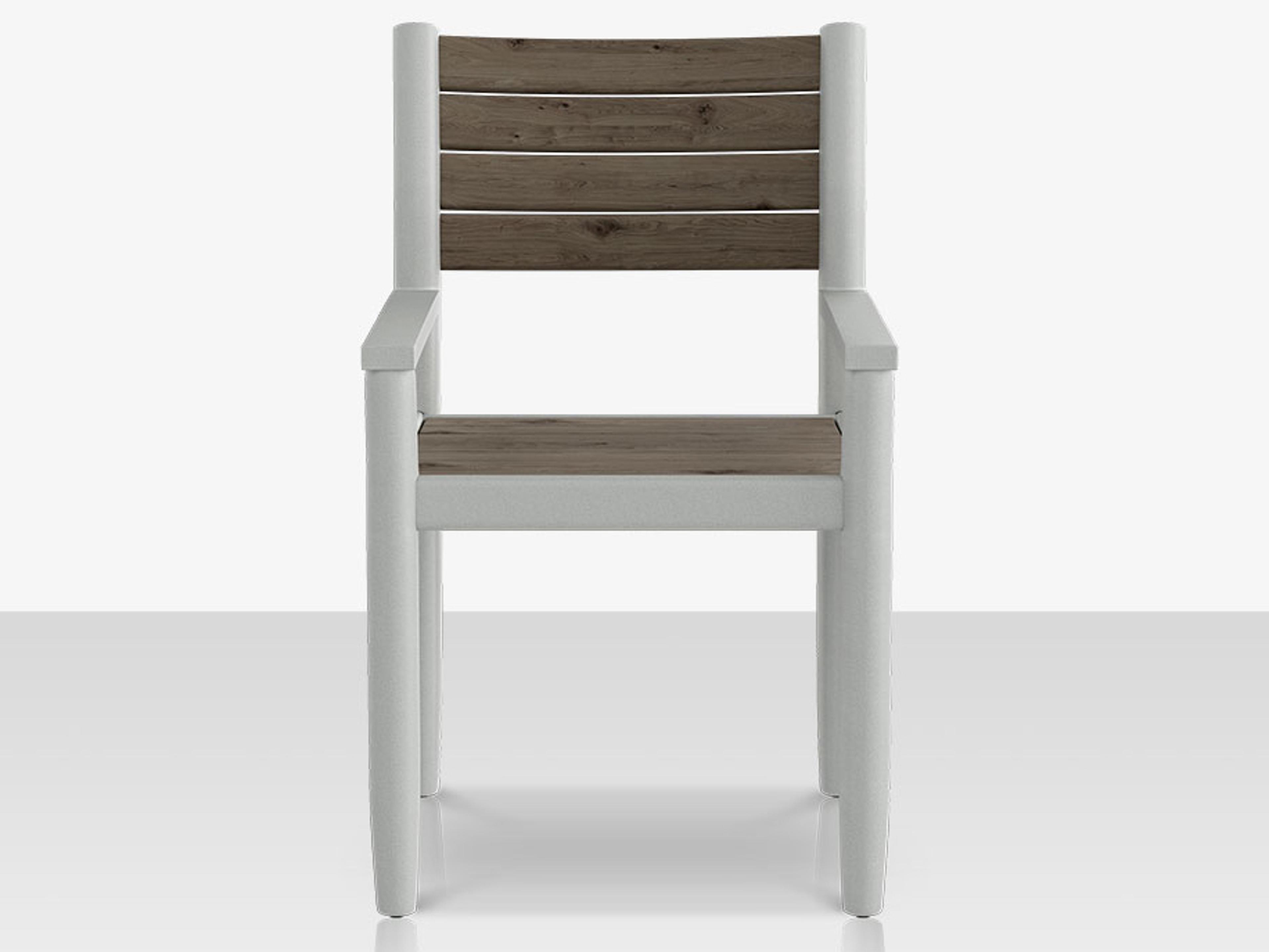 Decoscape Danish Aluminum Sling Strap Dining Arm Chair