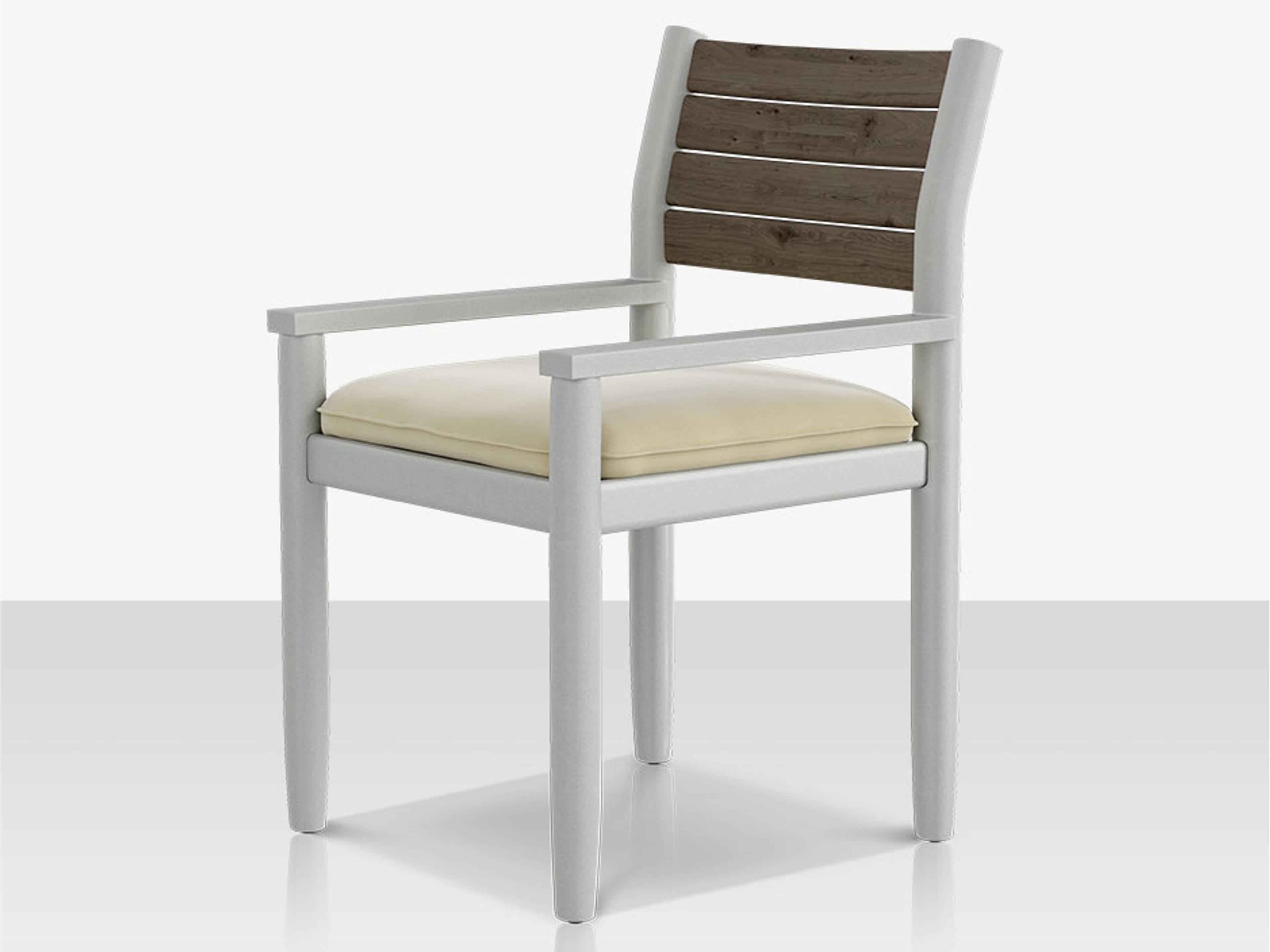 Decoscape Danish Aluminum Sling Strap Dining Arm Chair