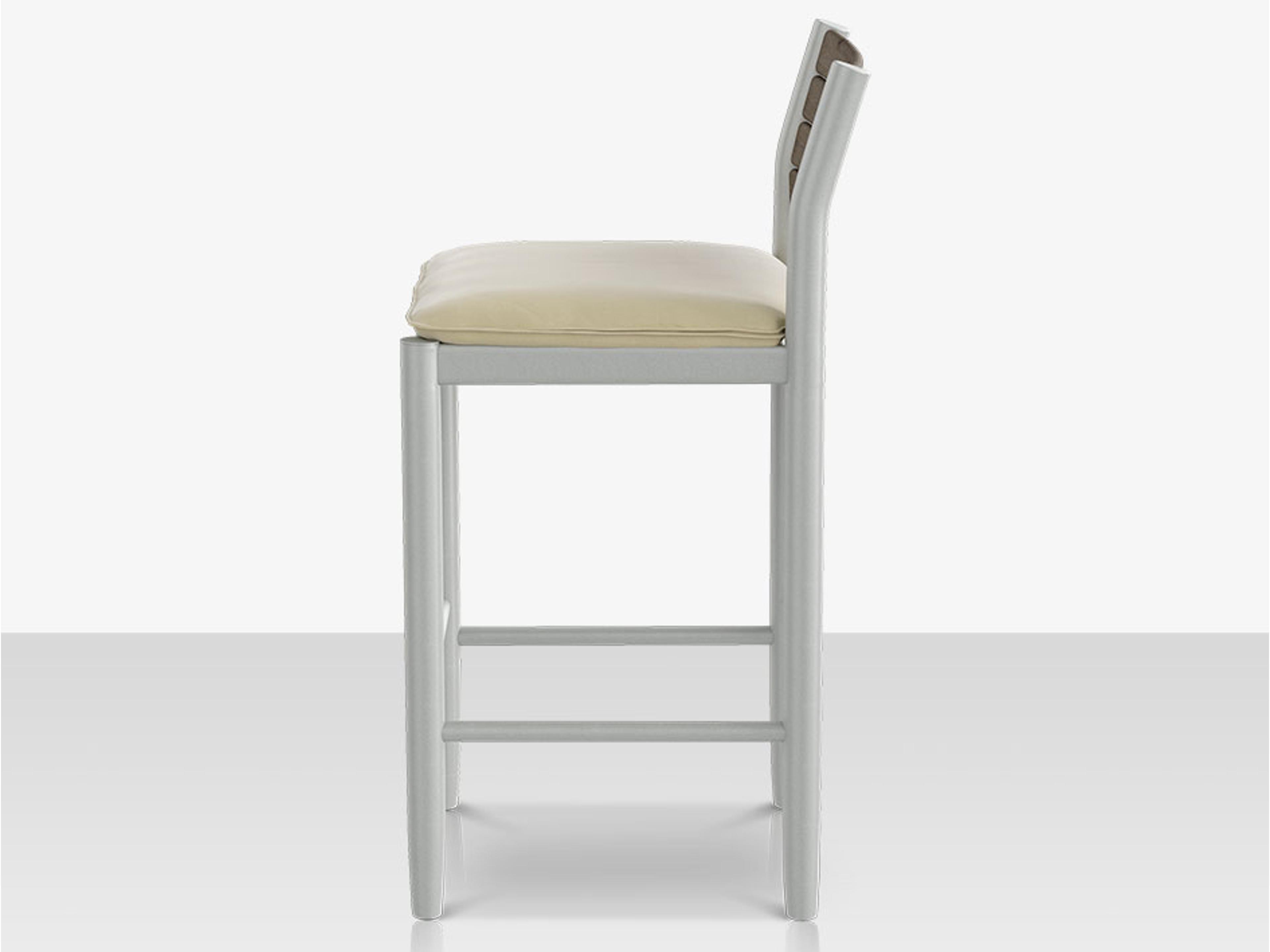 Decoscape Danish Aluminum Sling Strap Bar Side Chair