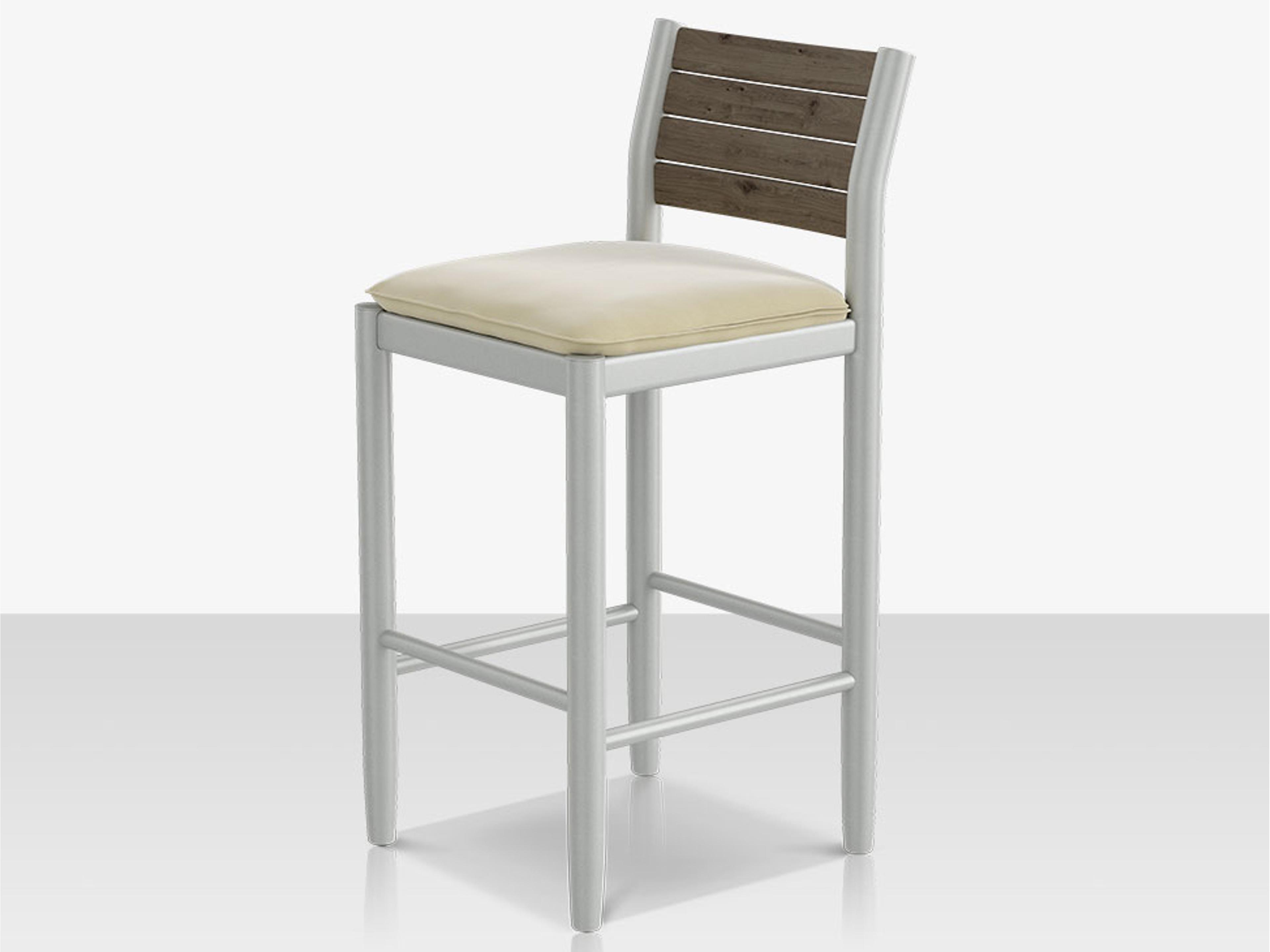 Decoscape Danish Aluminum Sling Strap Bar Side Chair