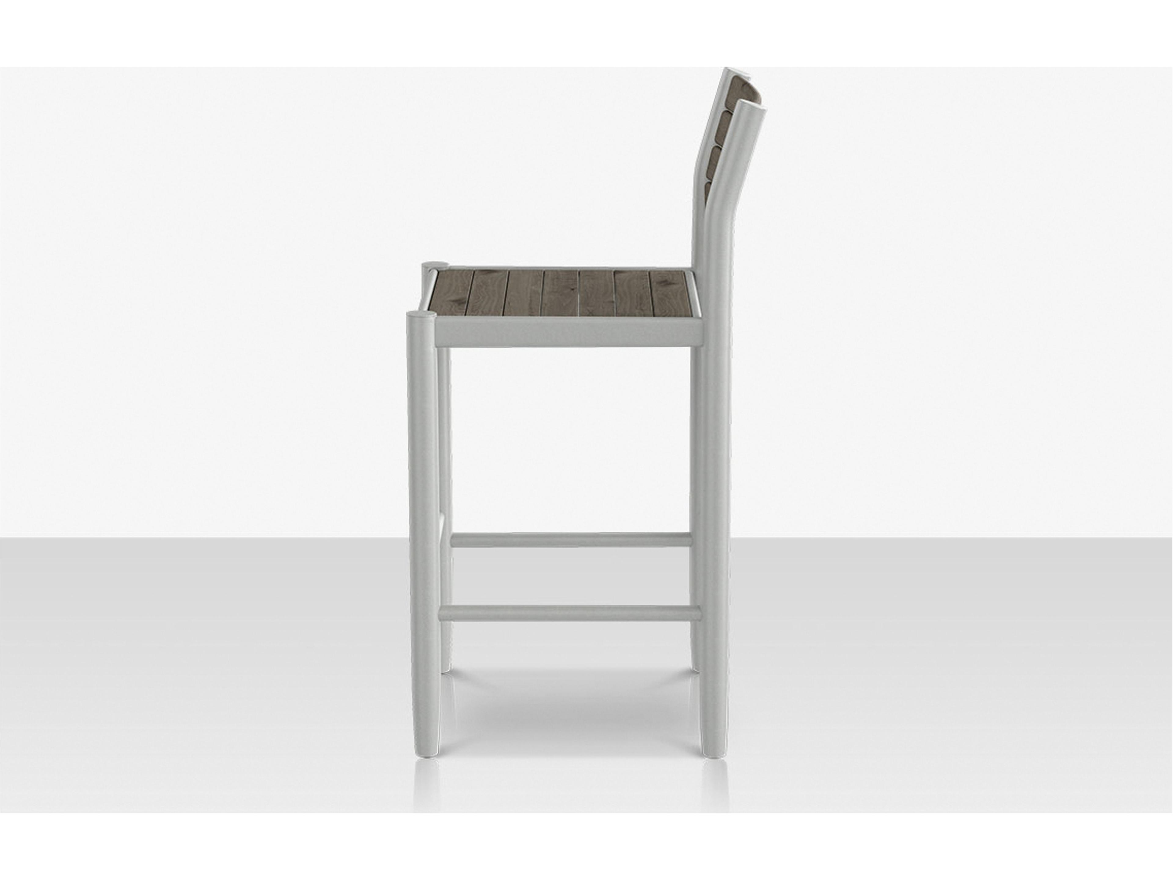 Decoscape Danish Aluminum Composite Slatted Bar Side Chair