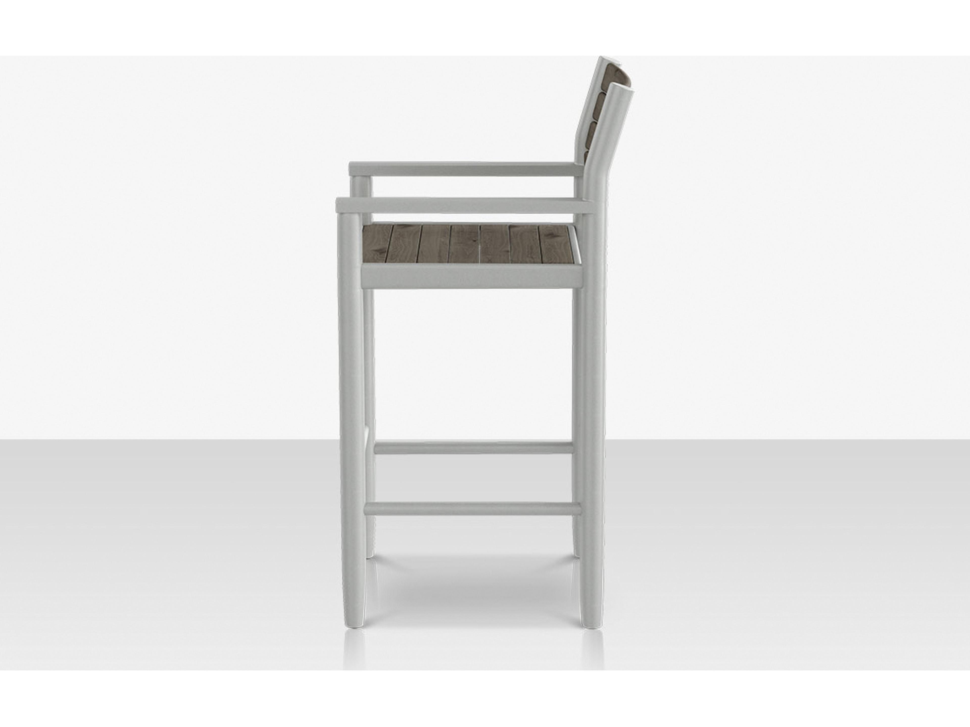 Decoscape Danish Aluminum Composite Slatted Bar Arm Chair