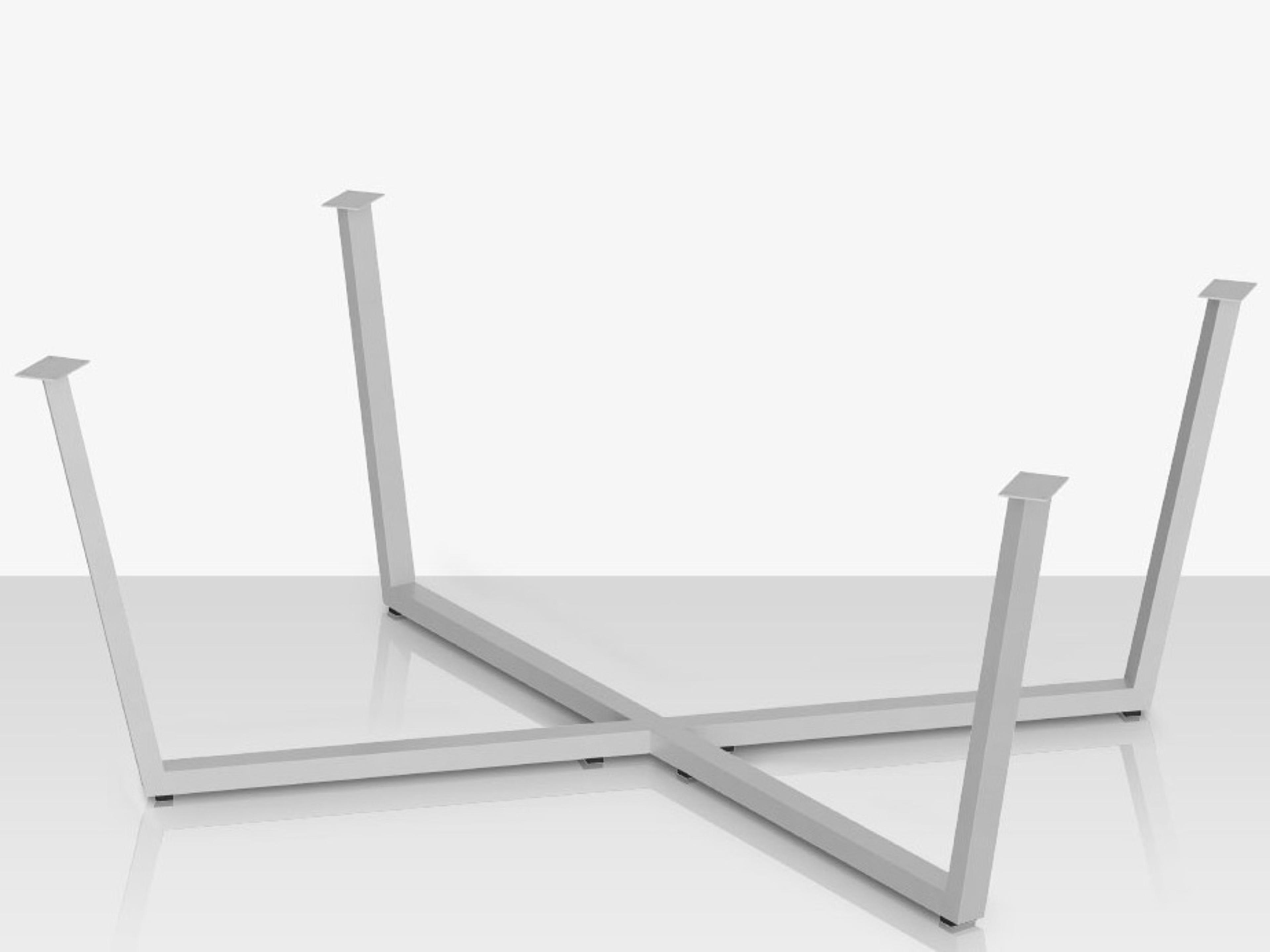 Decoscape Contemporary Aluminum Flat 96 Style Dining Table Base