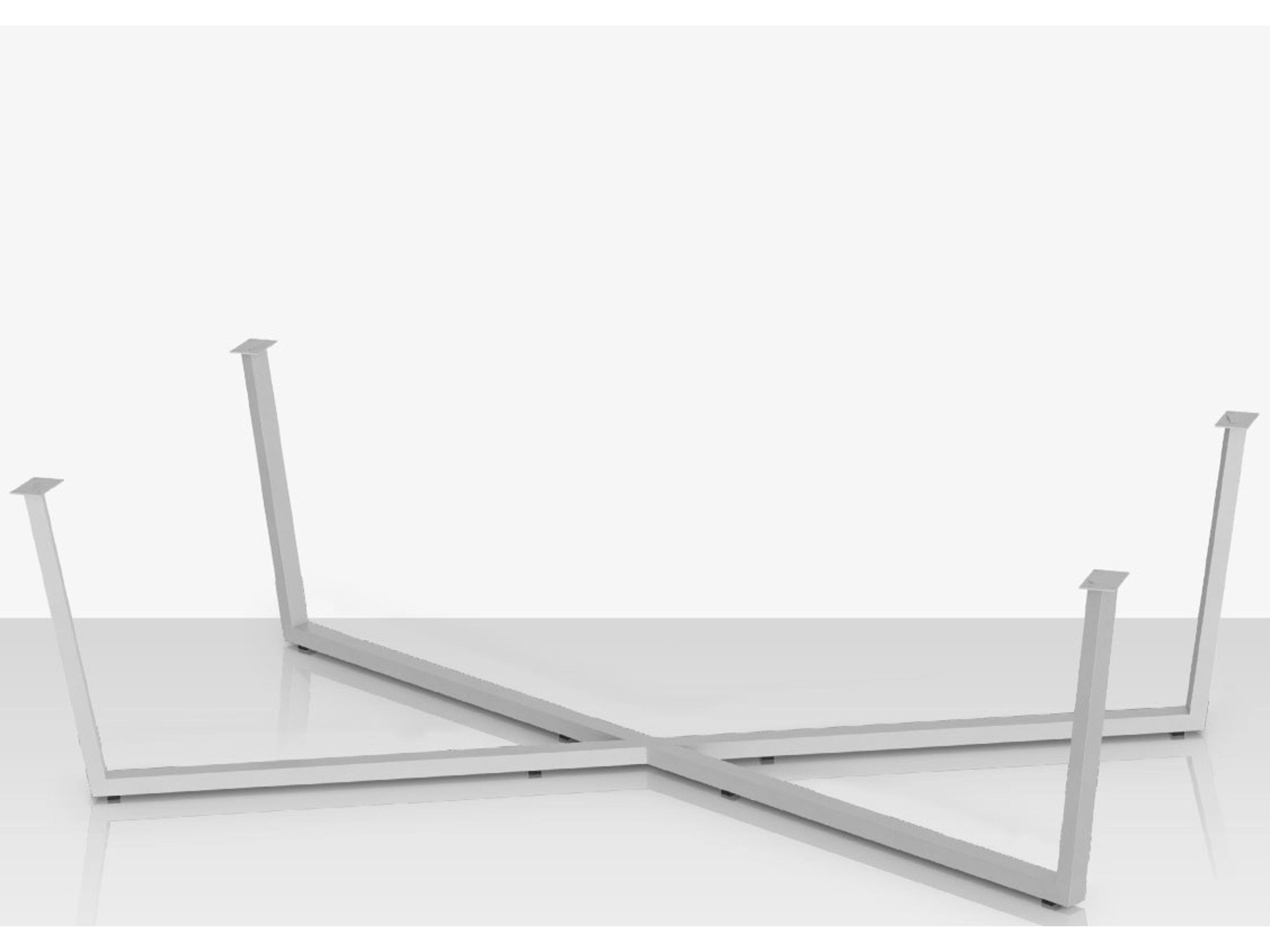 Decoscape Contemporary Aluminum Flat Style Dining Table Base