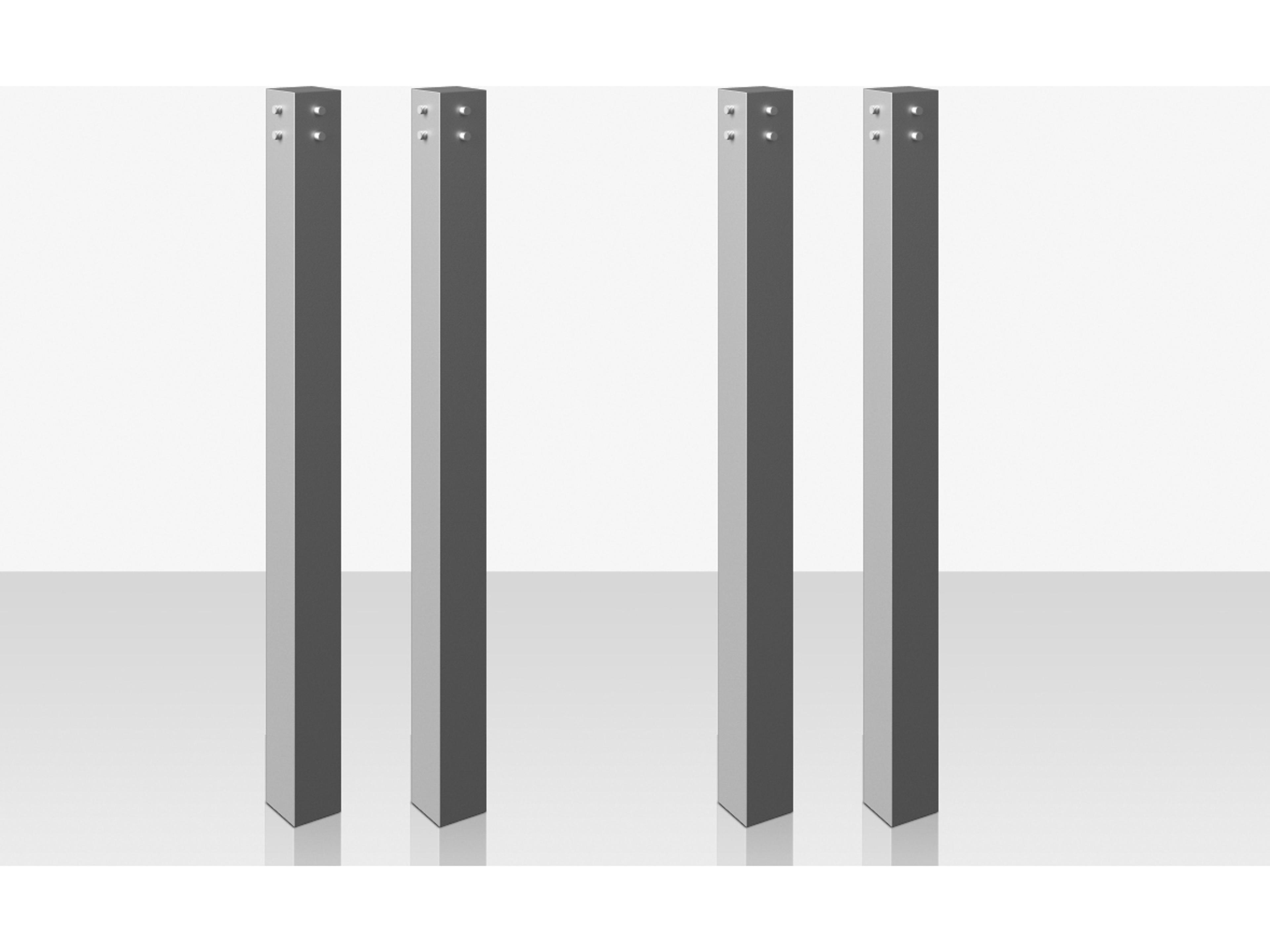 Decoscape Contemporary Aluminum Parson Style Bar Table Base