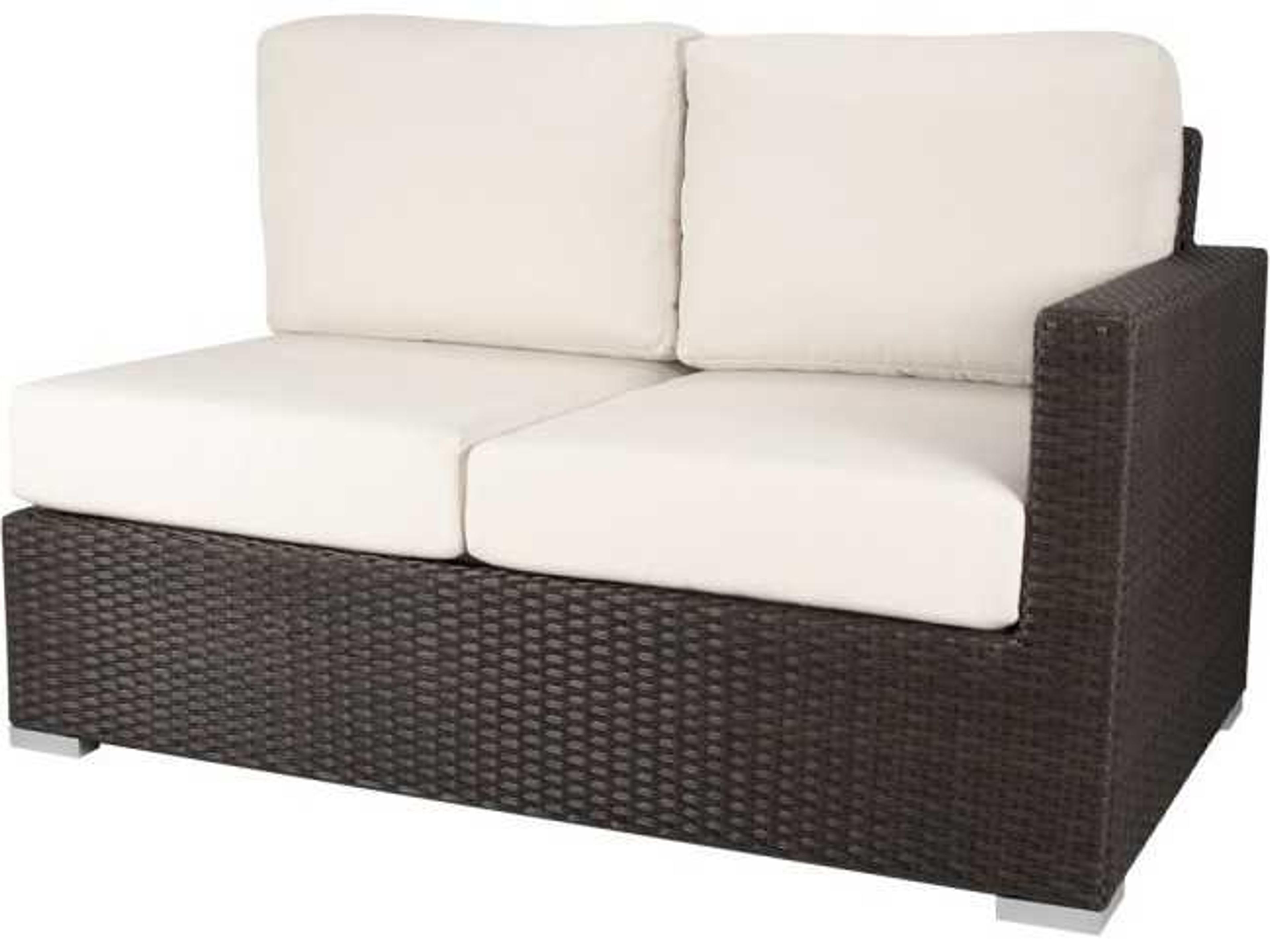 Decoscape Lucaya Quick Ship Wicker Right Arm Loveseat