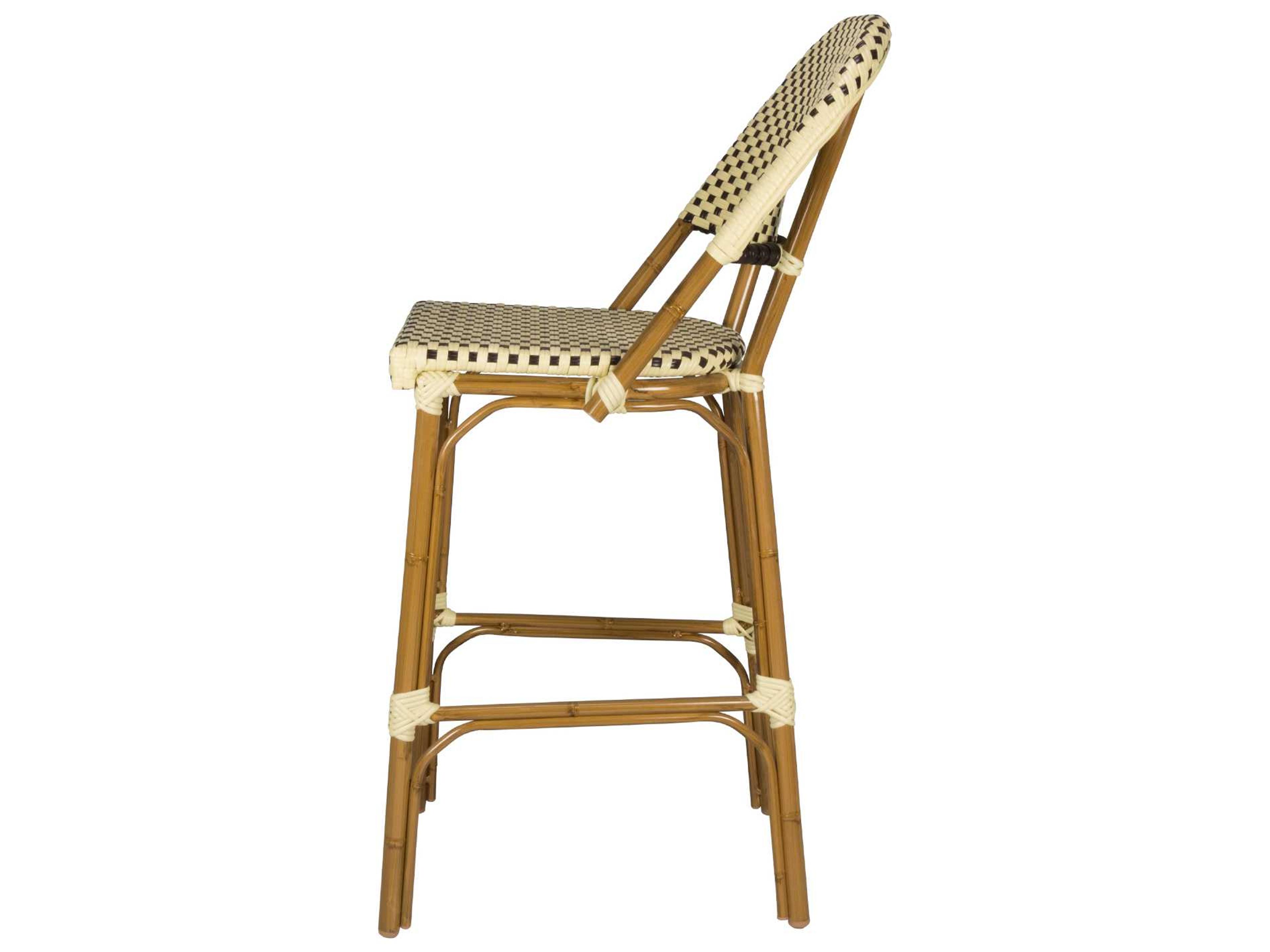 Decoscape Paris Quick Ship Aluminum Stackable Bar Side Chair