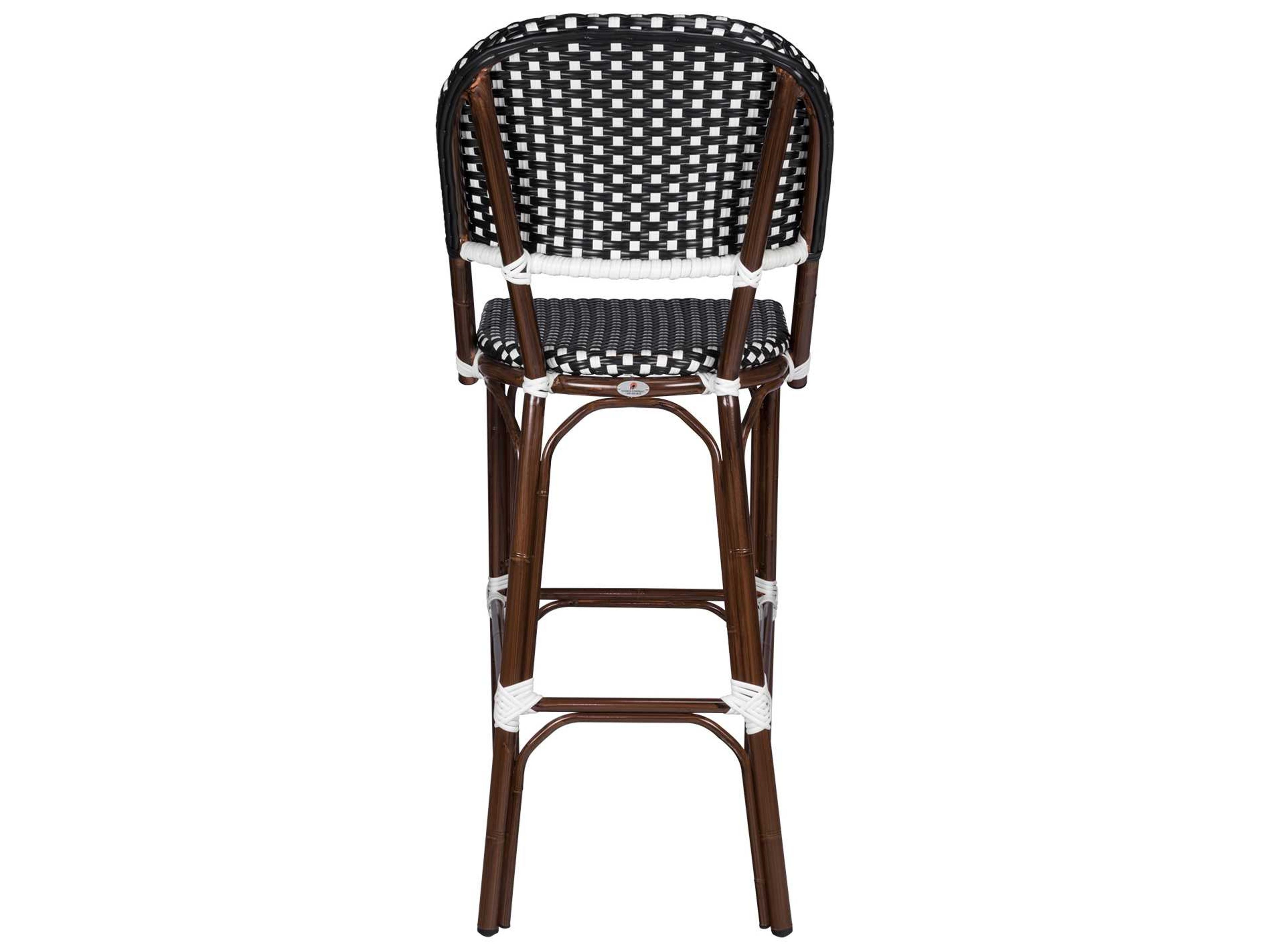 Decoscape Paris Quick Ship Aluminum Stackable Bar Side Chair