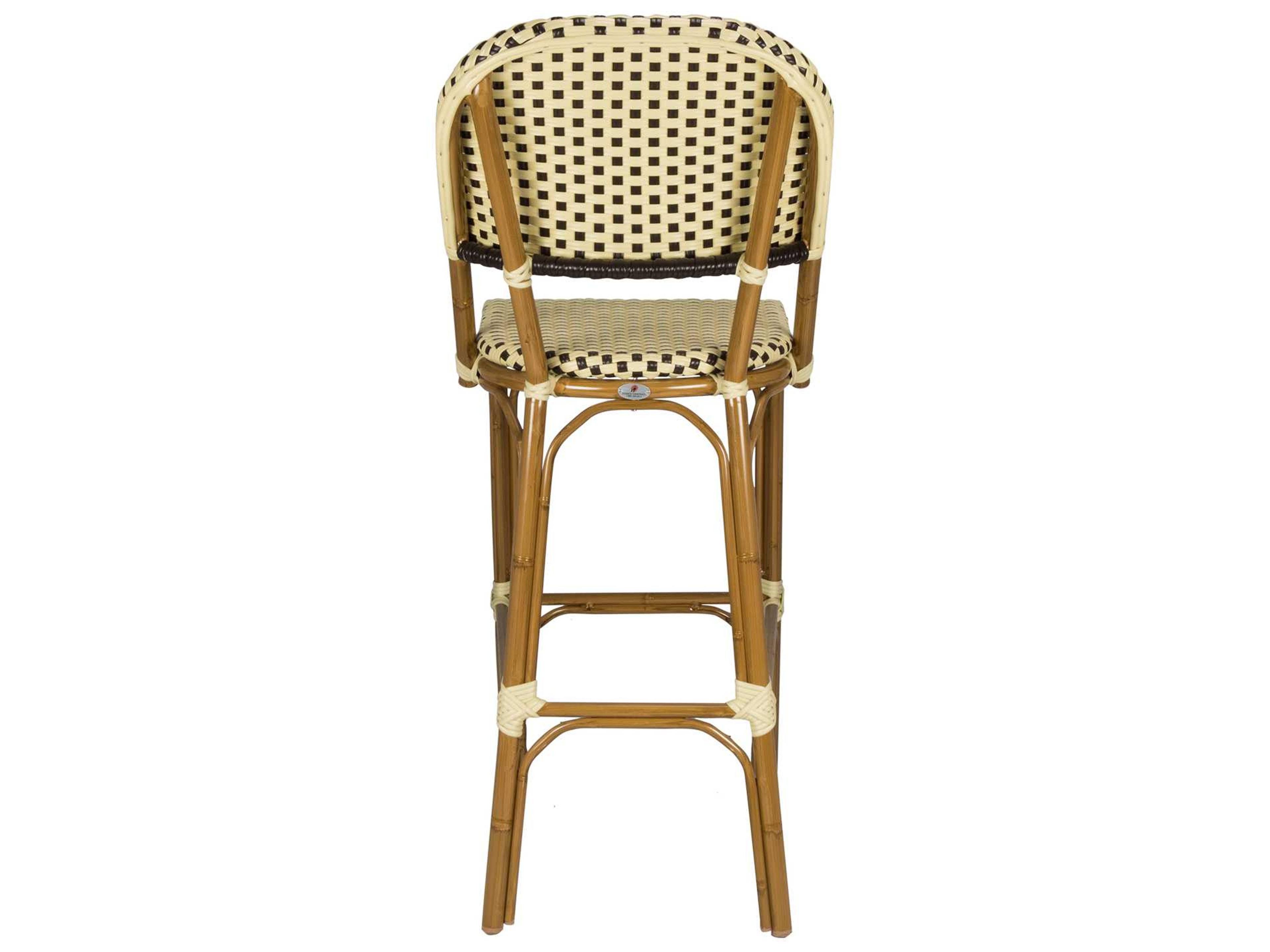 Decoscape Paris Quick Ship Aluminum Stackable Bar Side Chair