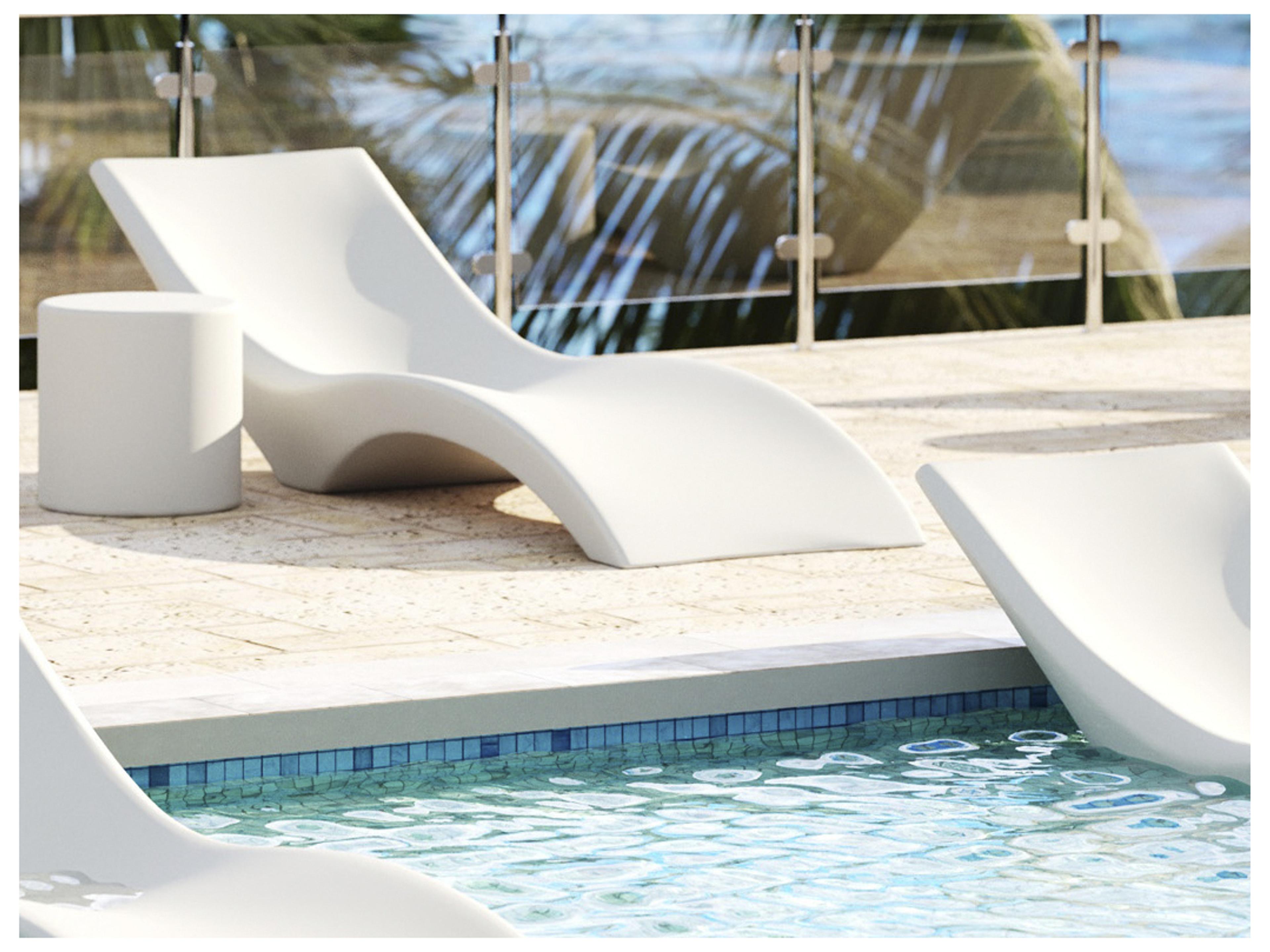 Decoscape Shelf Resin White Round End Table