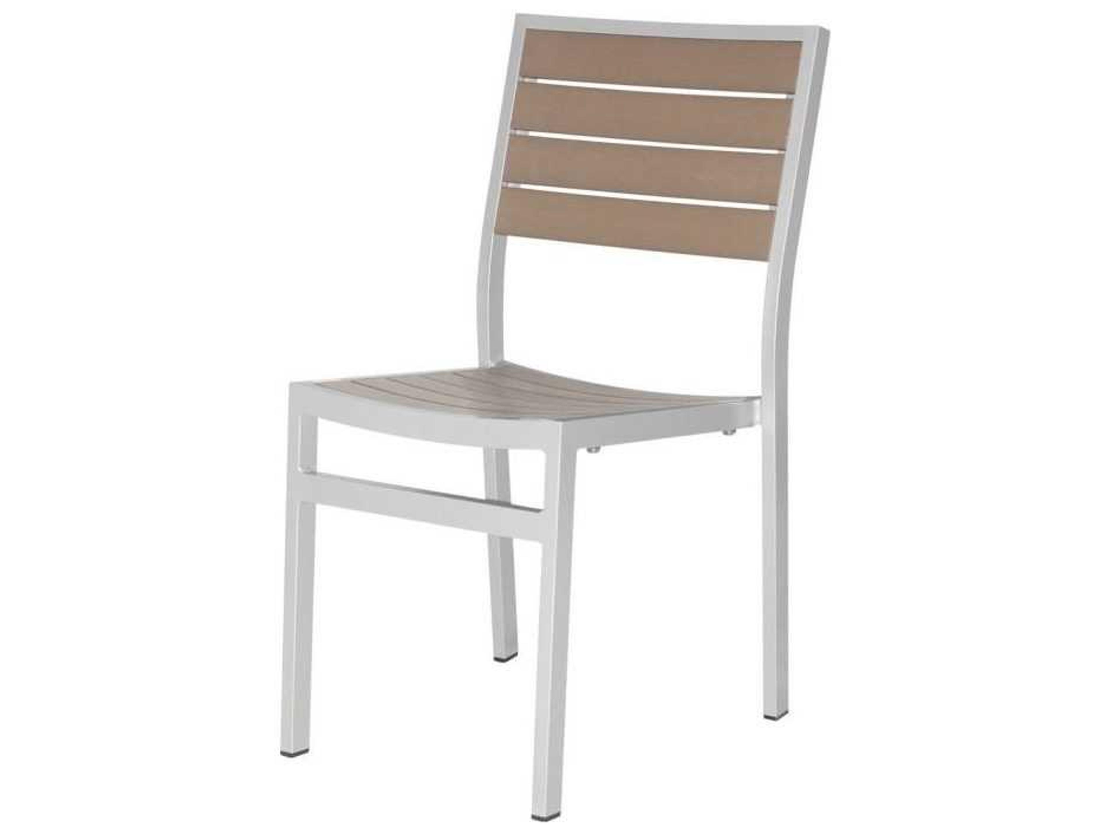 Decoscape Napa Quick Ship Aluminum Stackable Dining Side Chair