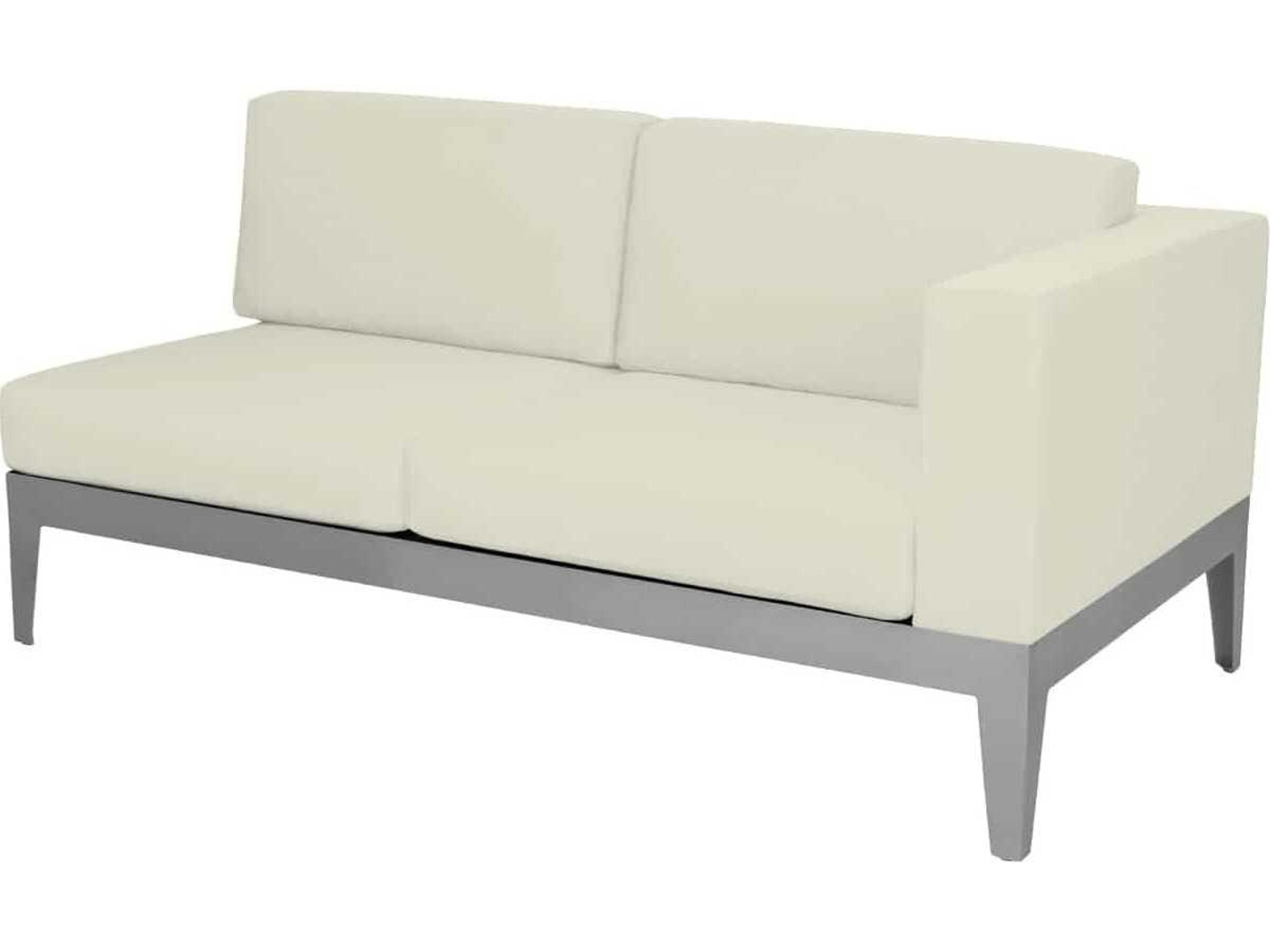 Decoscape South Beach Aluminum Right Arm Loveseat