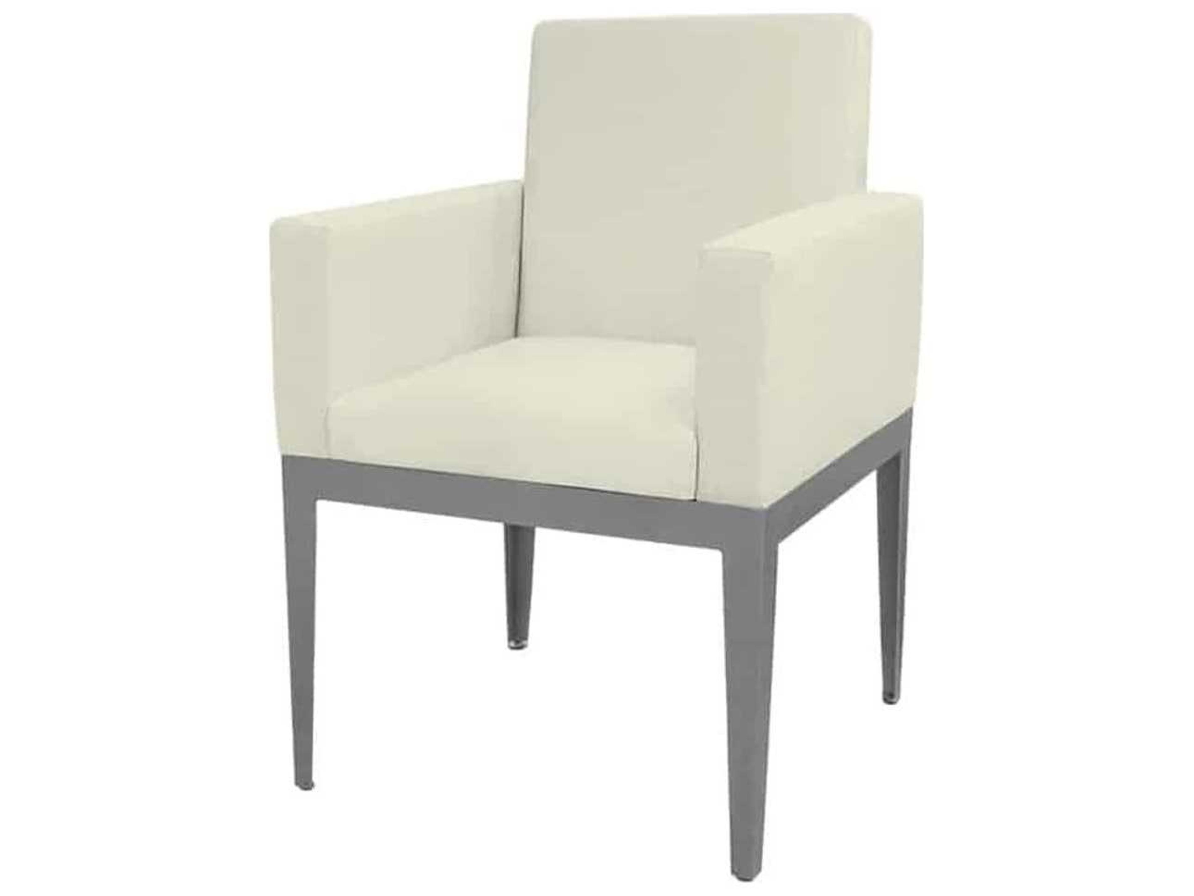 South Beach Aluminum Dining Arm Chair
