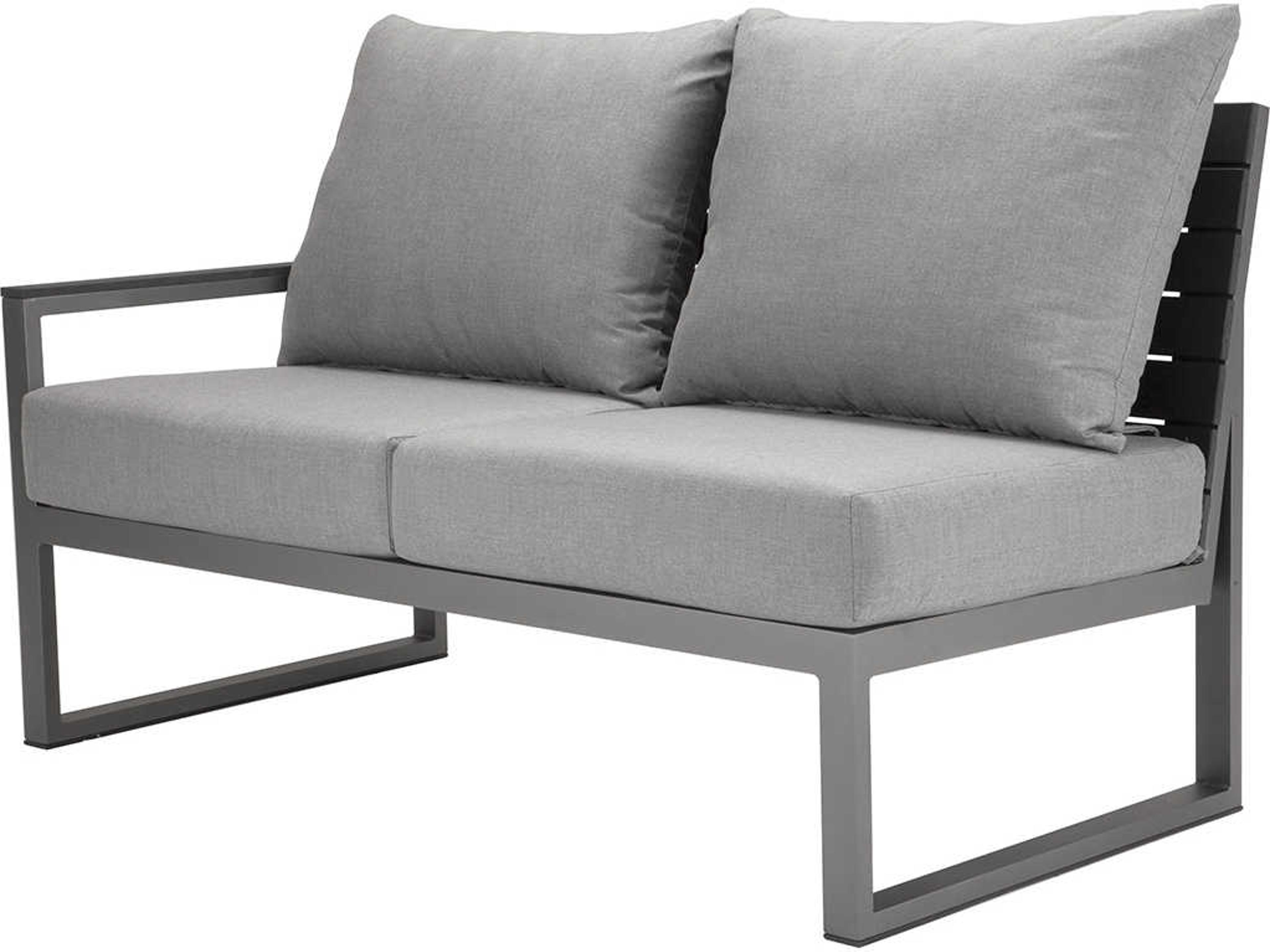 Decoscape Modera Aluminum Left Arm Loveseat