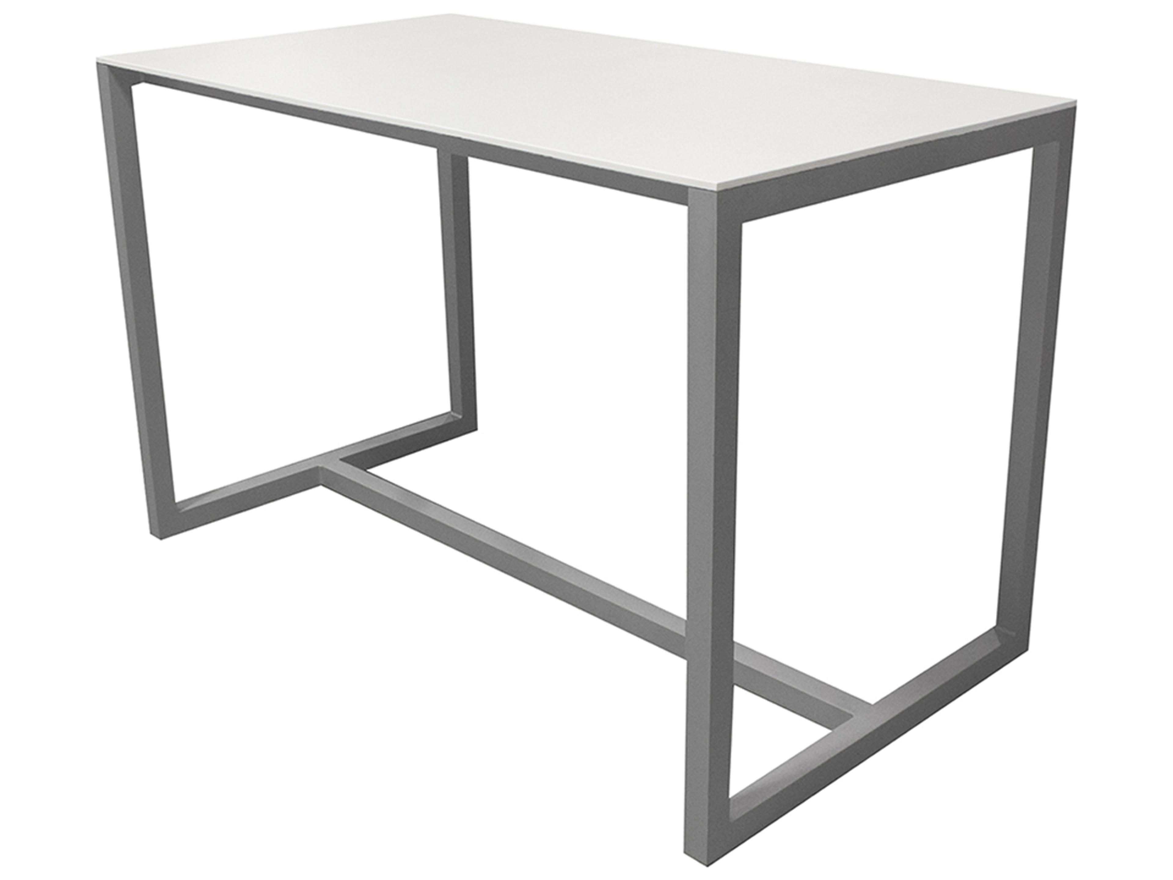 Decoscape Modera Aluminum Rectangular Large Bar Table
