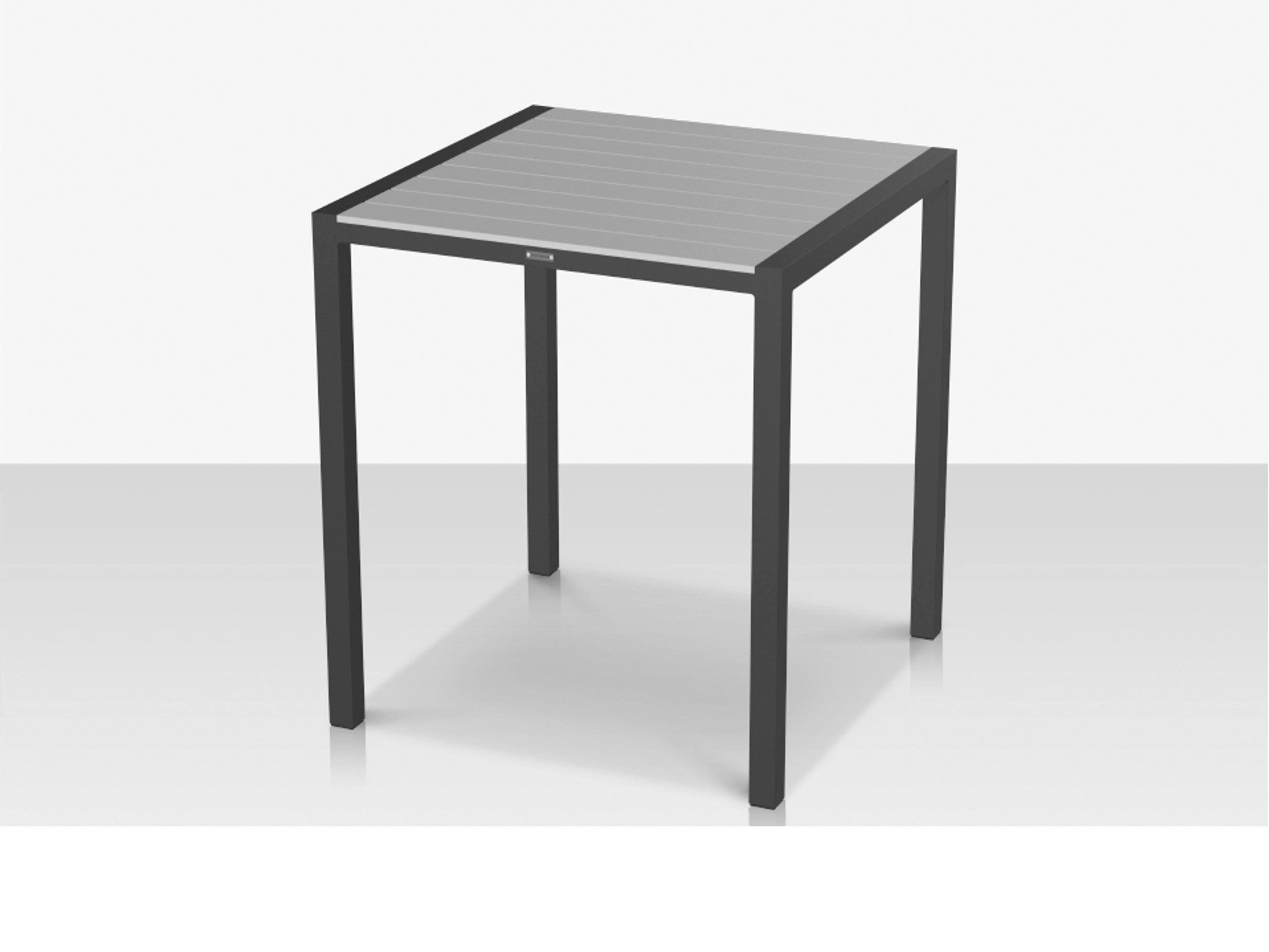 Decoscape Modera Aluminum Large Square Bar Table