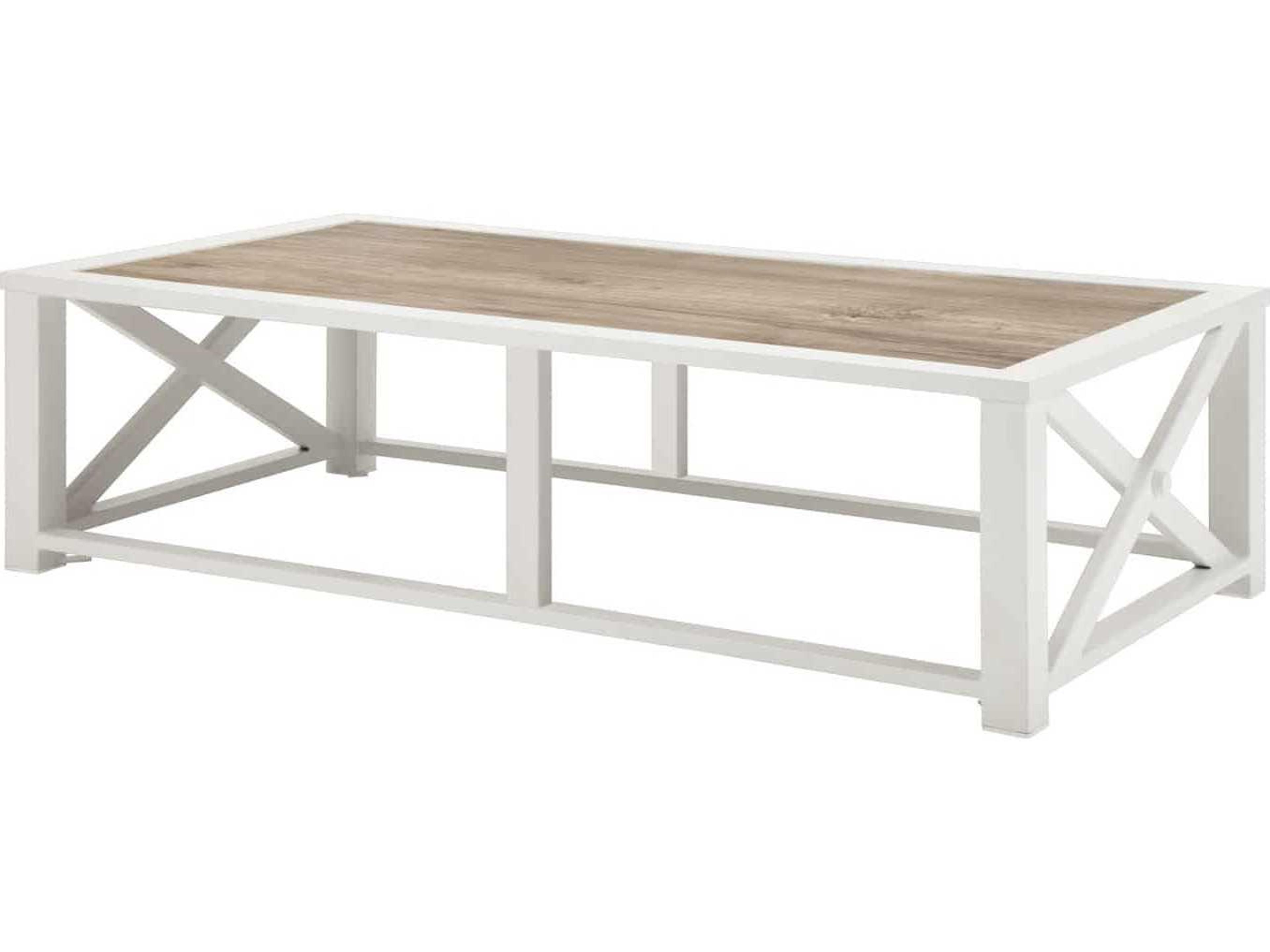 Decoscape Dynasty Aluminum Large Rectangular Coffee Table