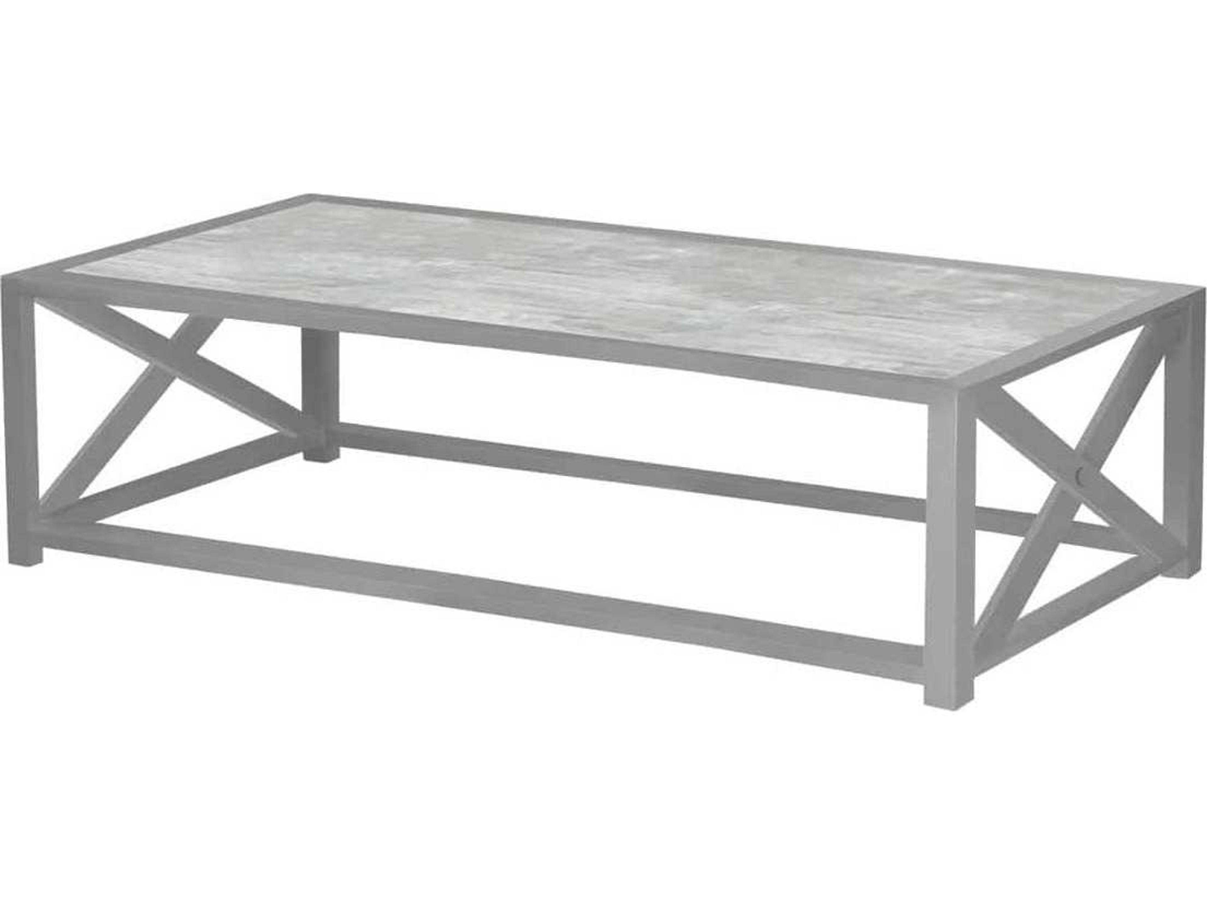 Decoscape Dynasty Aluminum Rectangular Coffee Table